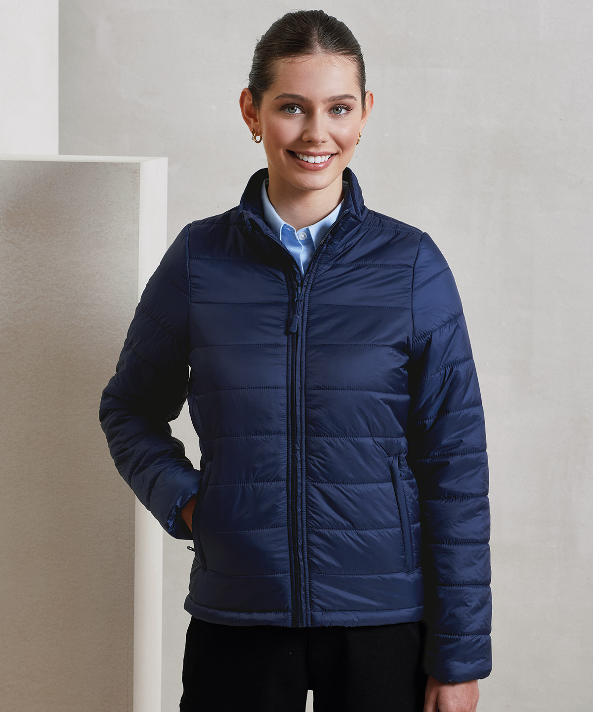 PR819 Women’s ‘Recyclight’ padded jacket Blue