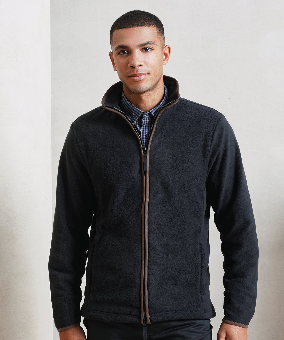 PR823 Artisan fleece jacket Black