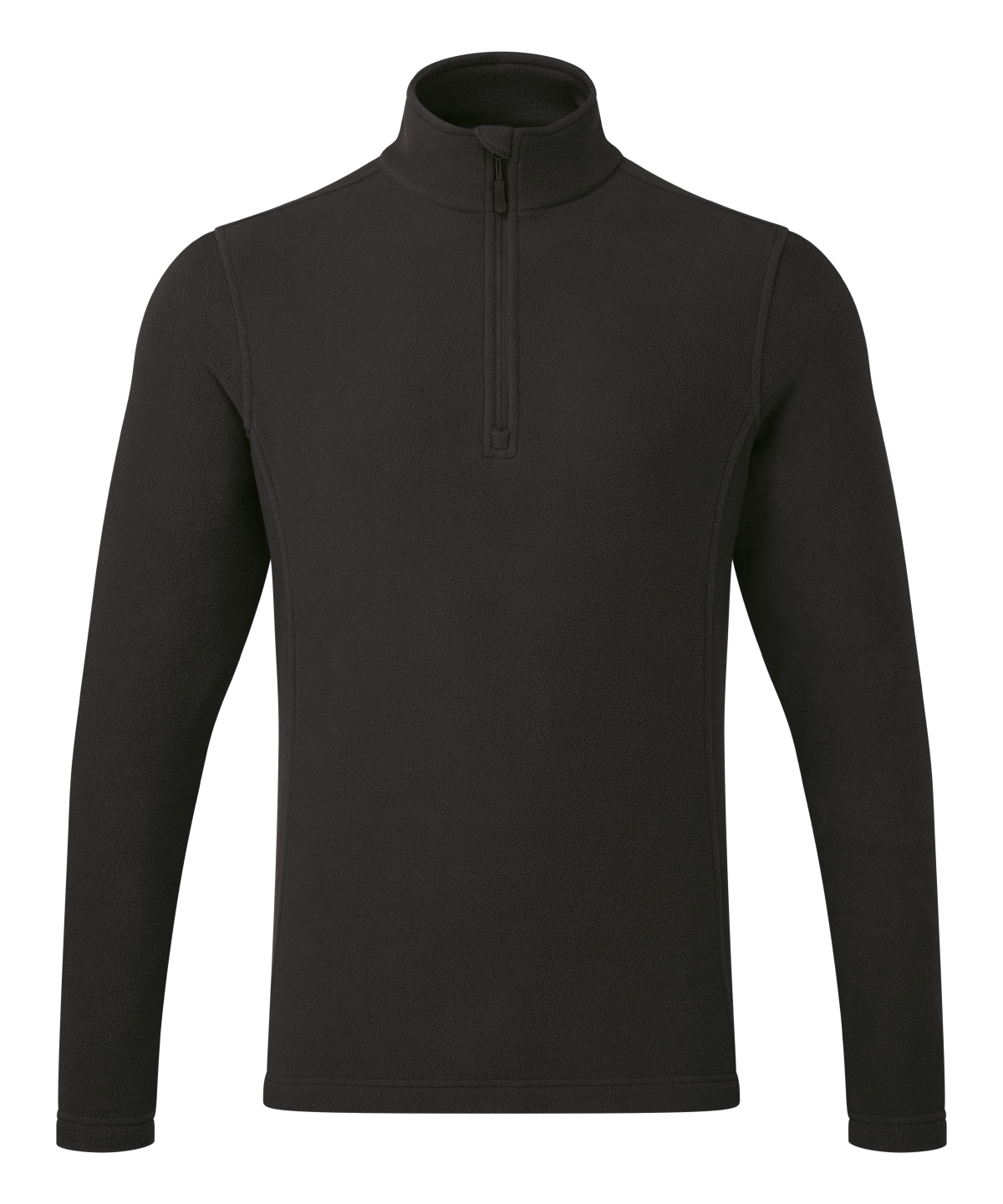 PR831 Unisex ‘Recyclight’ 1/4 zip microfleece Black PR831 Unisex ‘Recyclight’ 1/4 zip microfleece Black