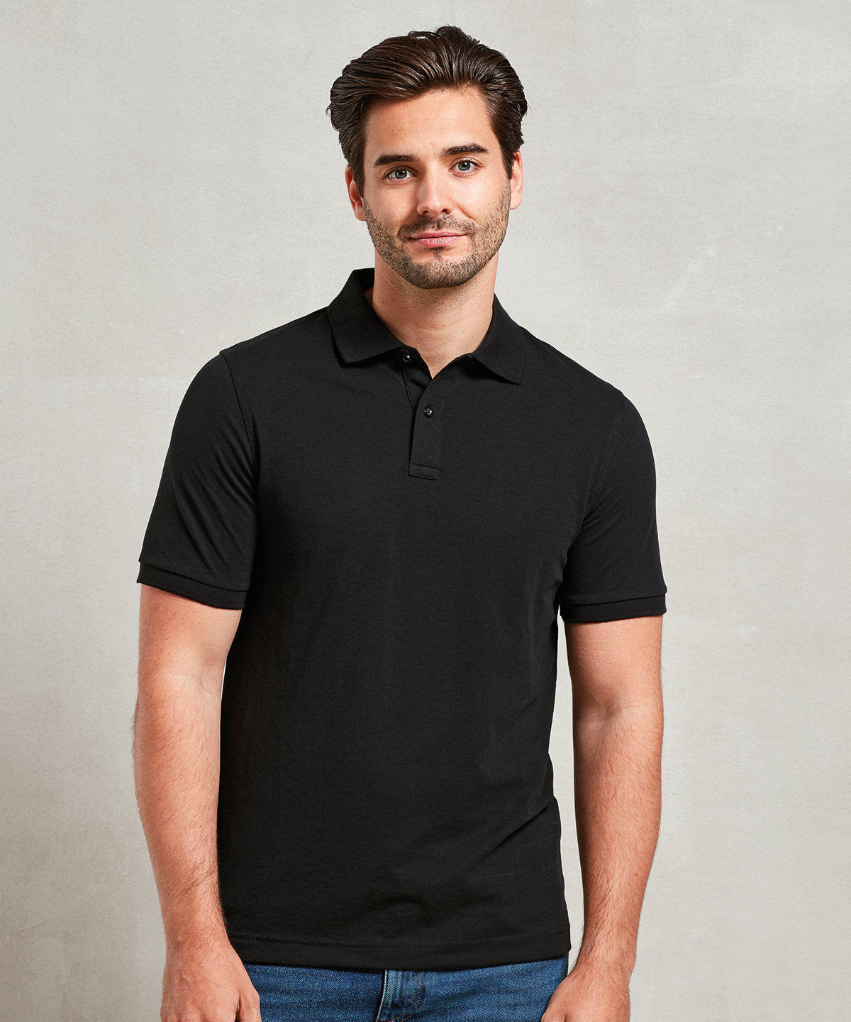 PR995 ‘Essential’ unisex short sleeve workwear polo shirt Grey