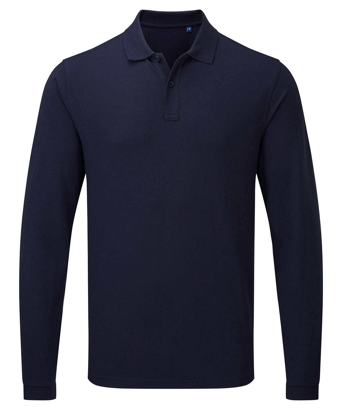 PR997 ‘Essential’ unisex long sleeve workwear polo shirt Blue