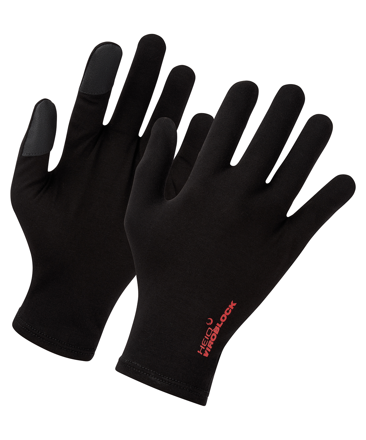 PR998 Touch gloves, powered by HeiQ Viroblock (one pair) Black PR998 Touch gloves, powered by HeiQ Viroblock (one pair) Black