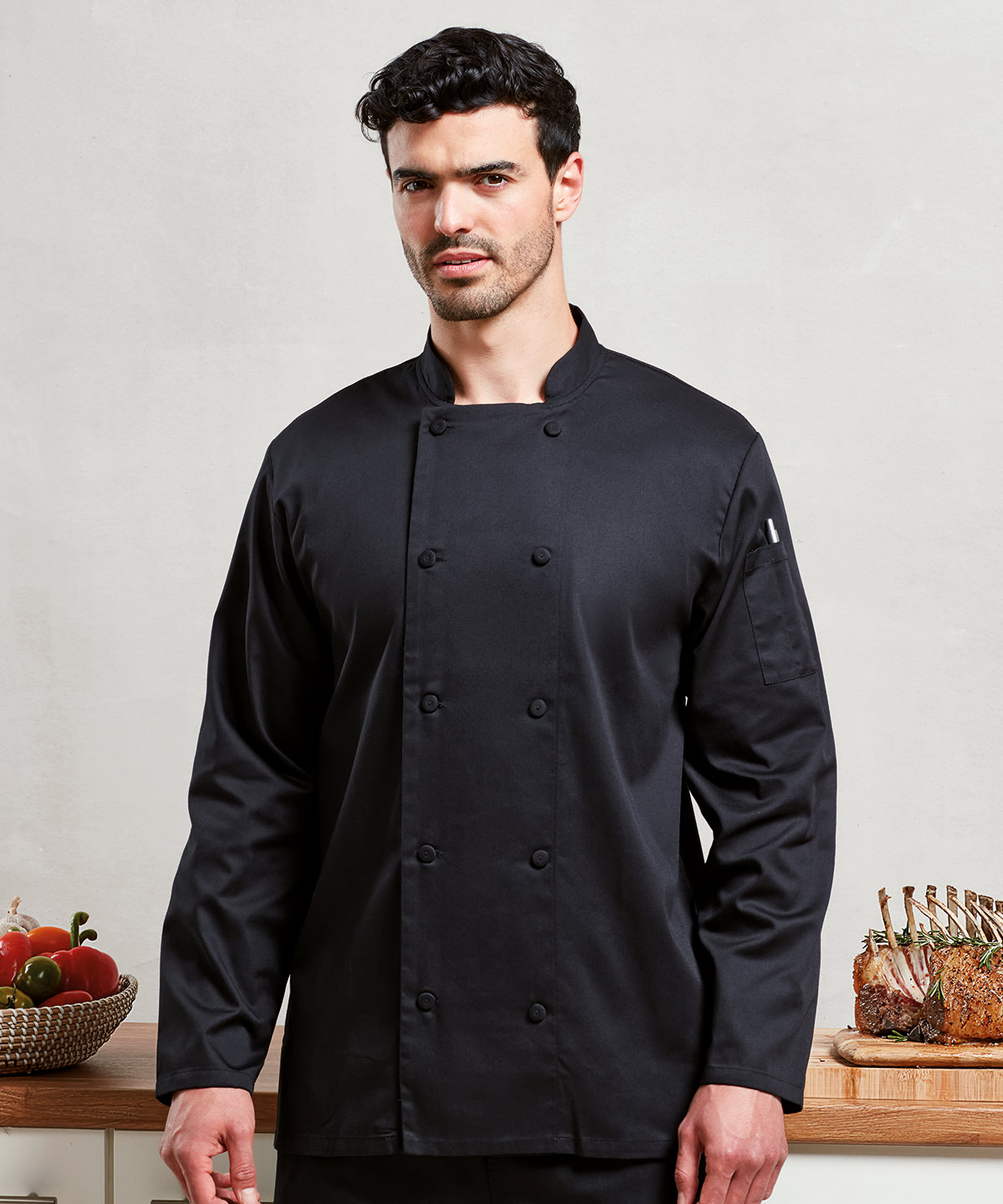 PR903 Chef’s Coolchecker® long sleeve jacket White
