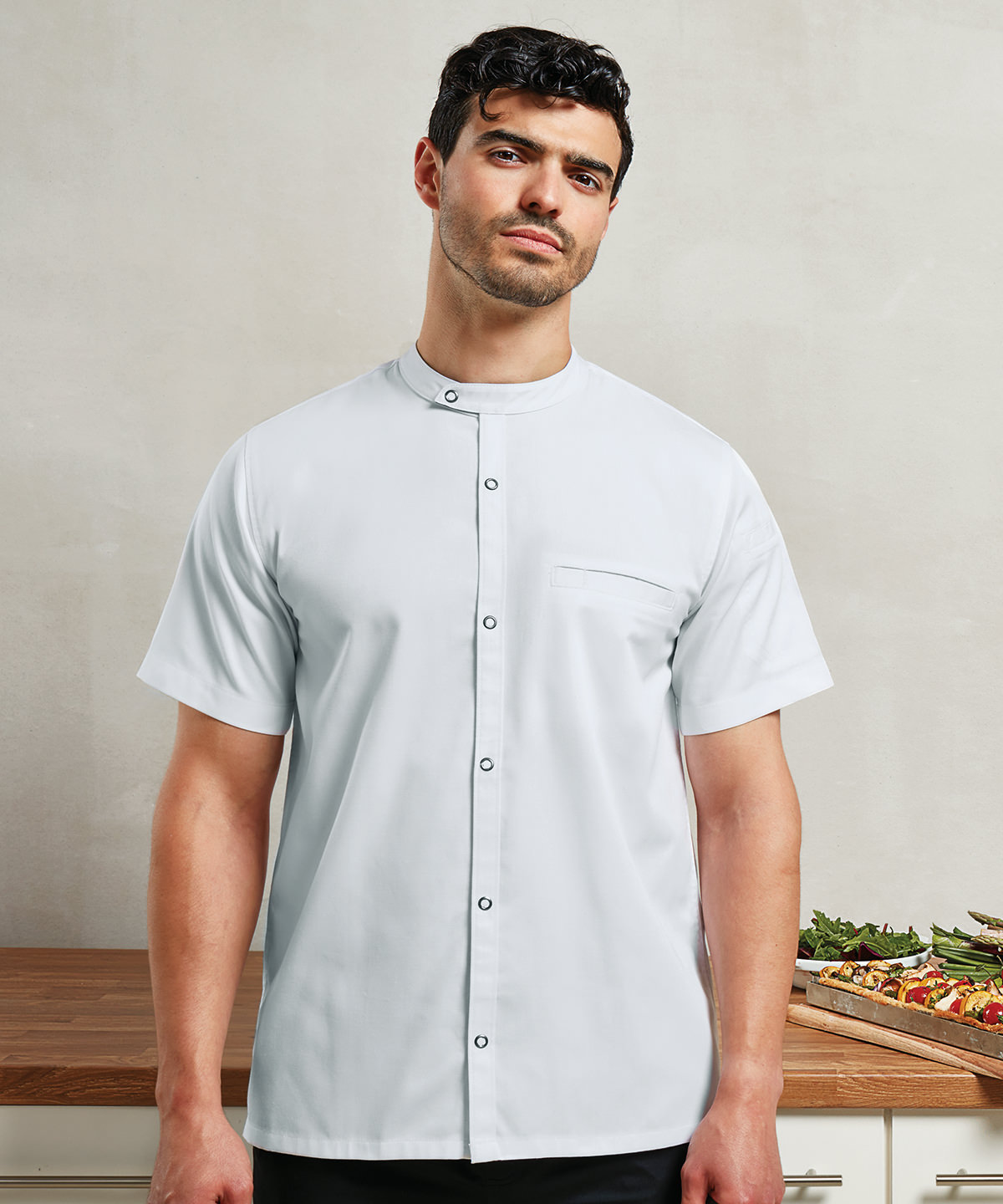 PR904 Chef’s ‘Recyclight’ Short Sleeve Shirt White