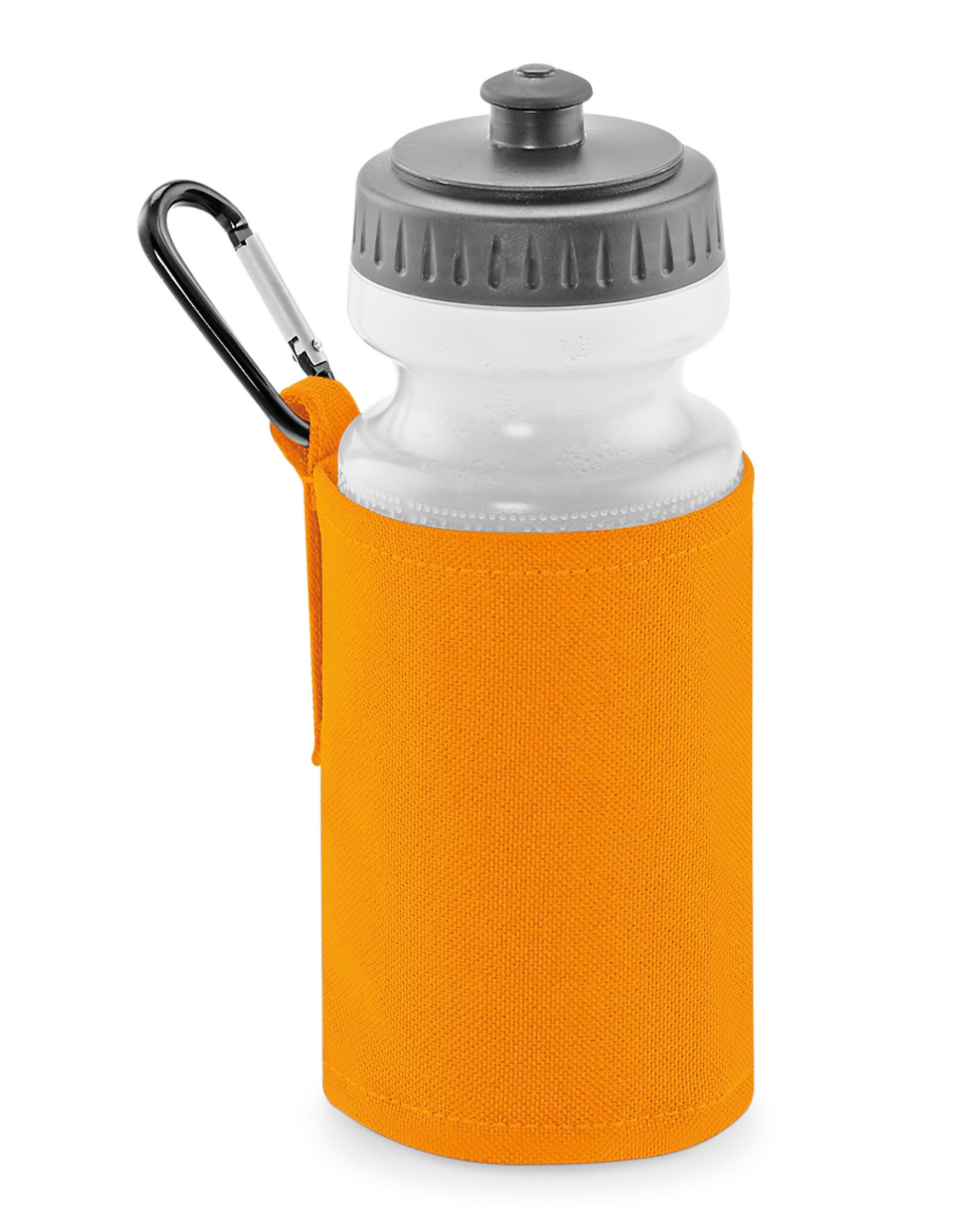 Orange Water Bottle And Holder