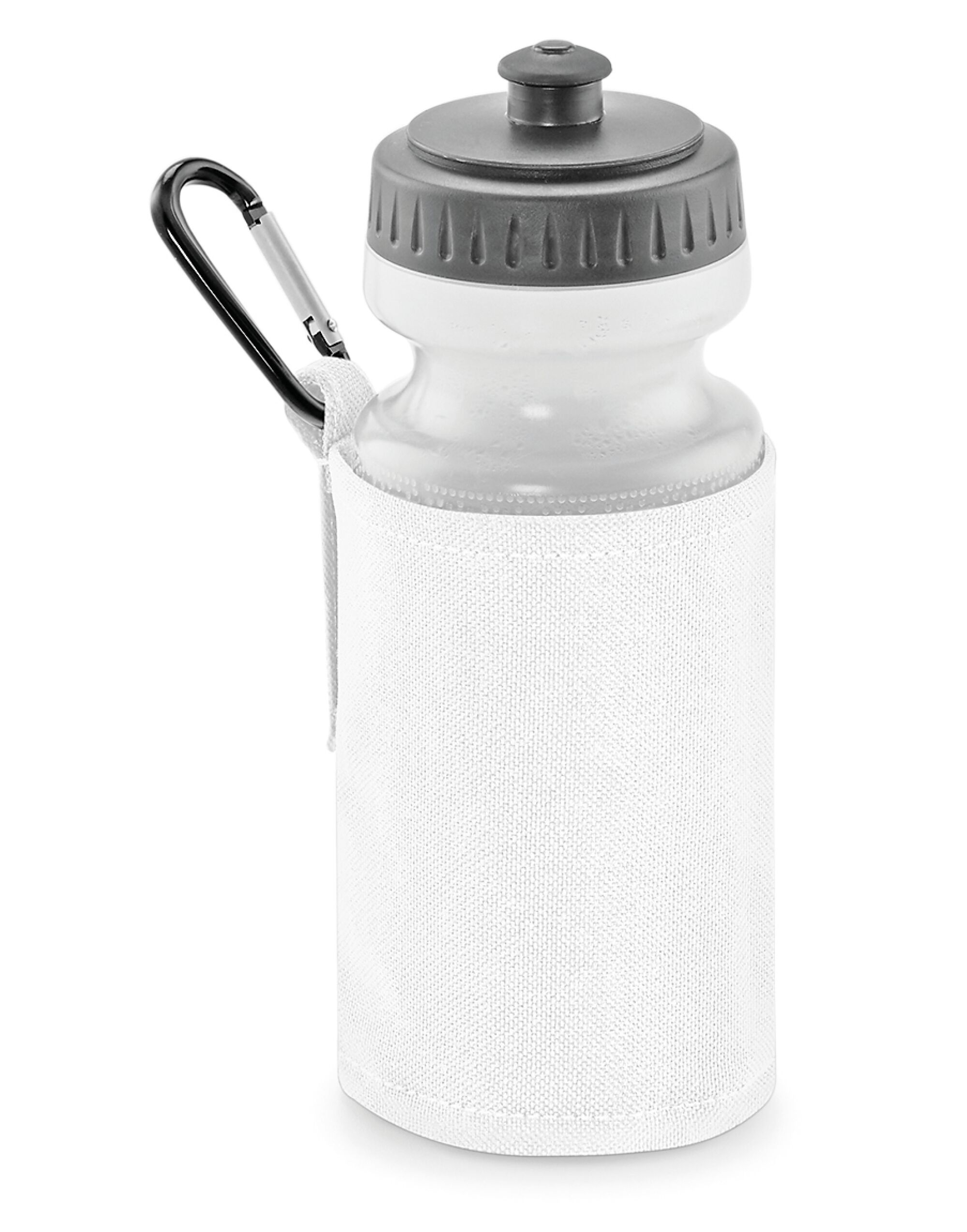 White Water Bottle And Holder