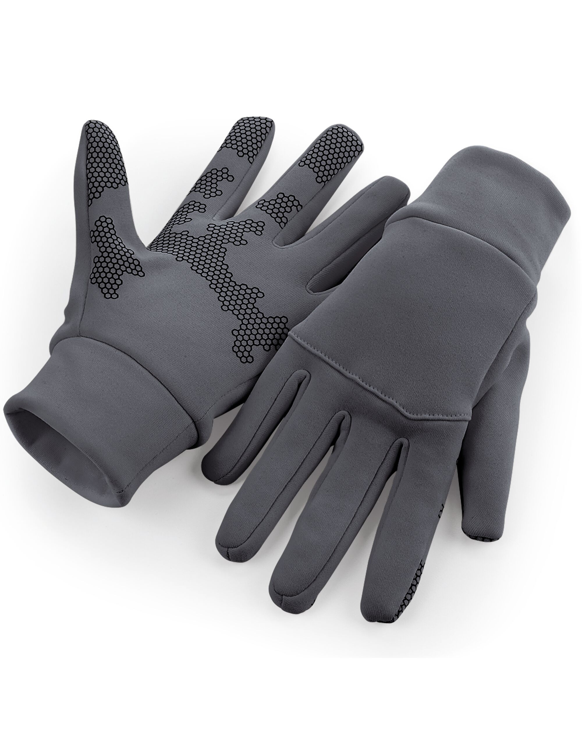 B310 Softshell Sports Tech Gloves Graphite Grey B310 Softshell Sports Tech Gloves Graphite Grey
