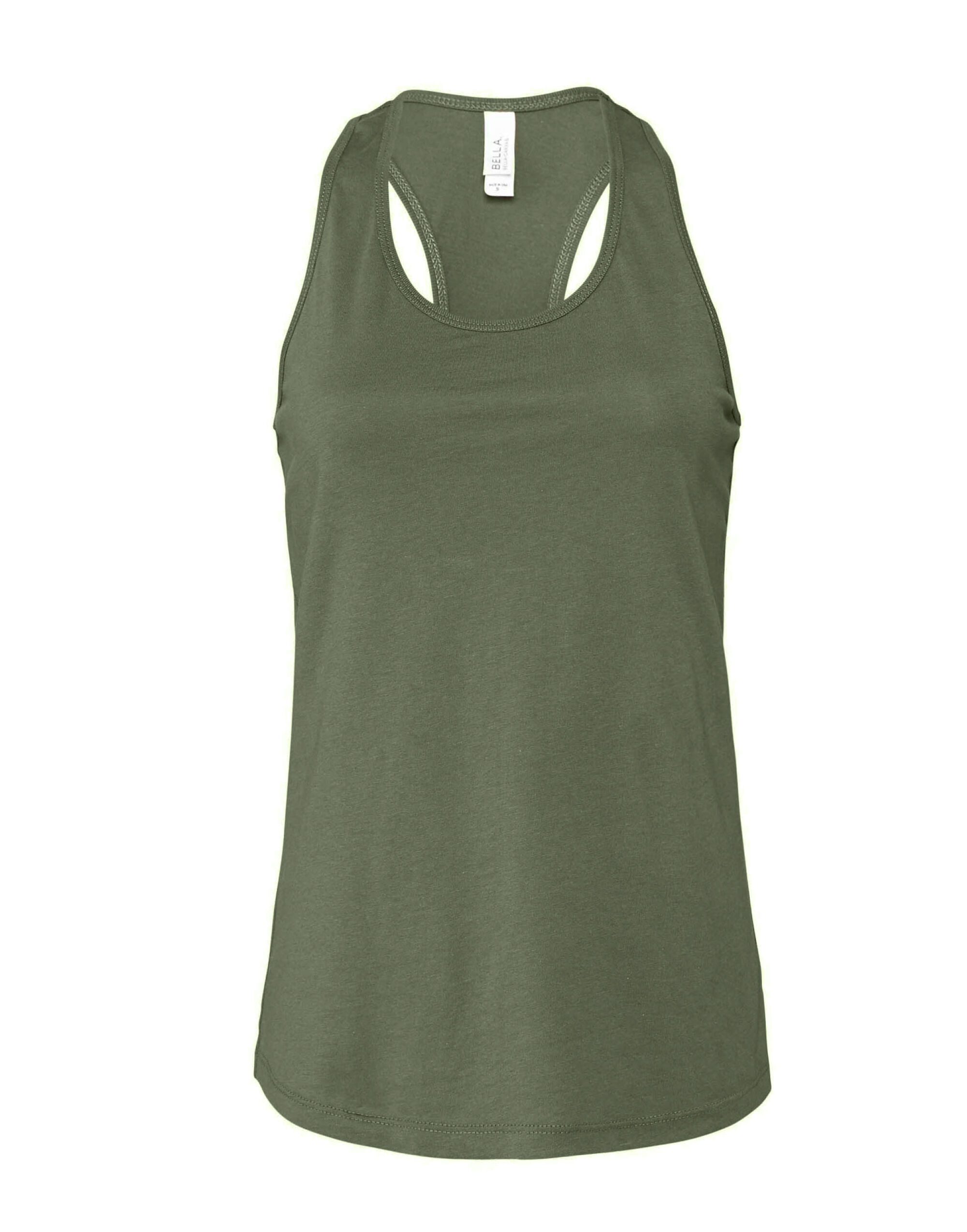 Military Green Women’s Jersey Racerback Tank