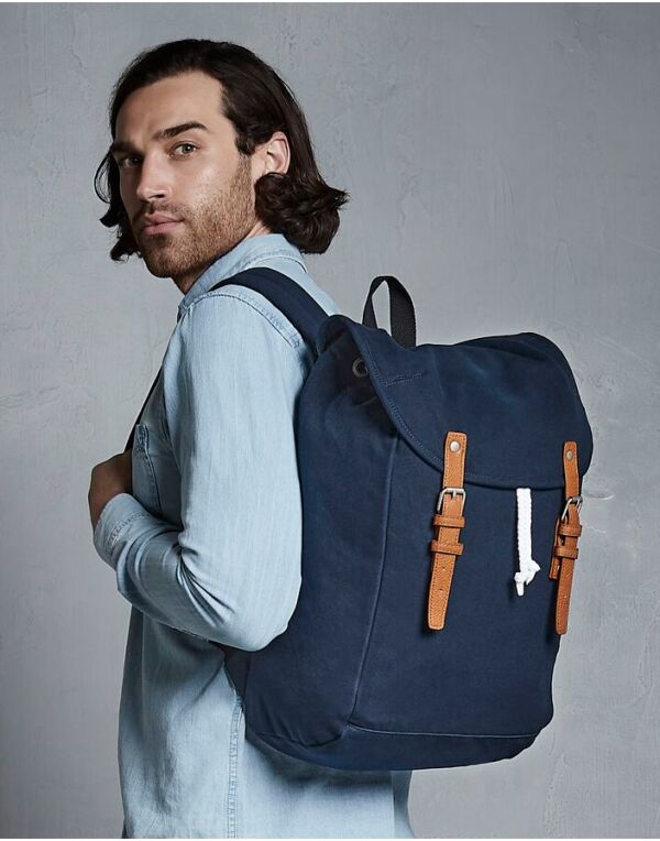 French Navy Vintage Rucksack