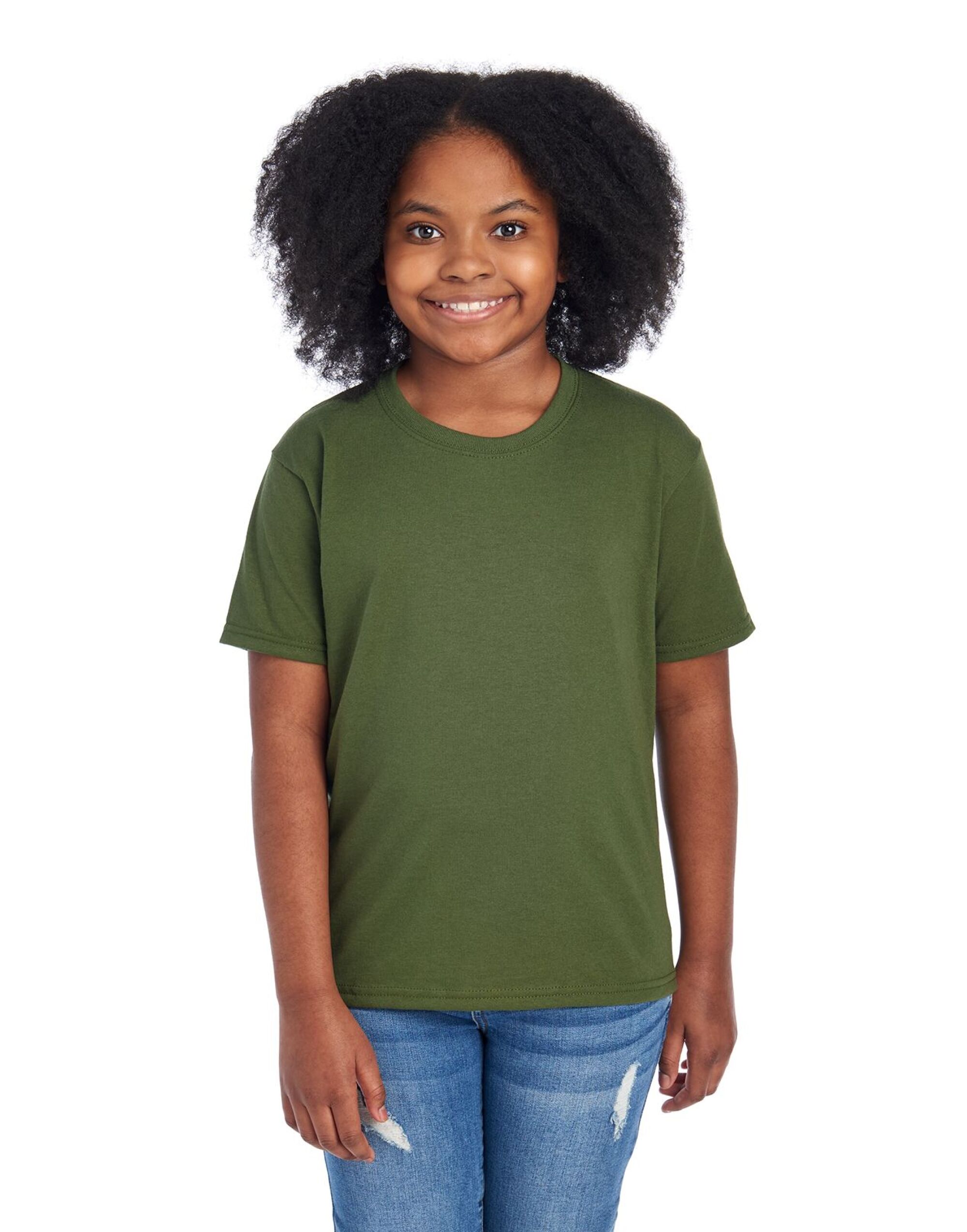 0S470Y0 Eco Youth Premium Organic T Military Green