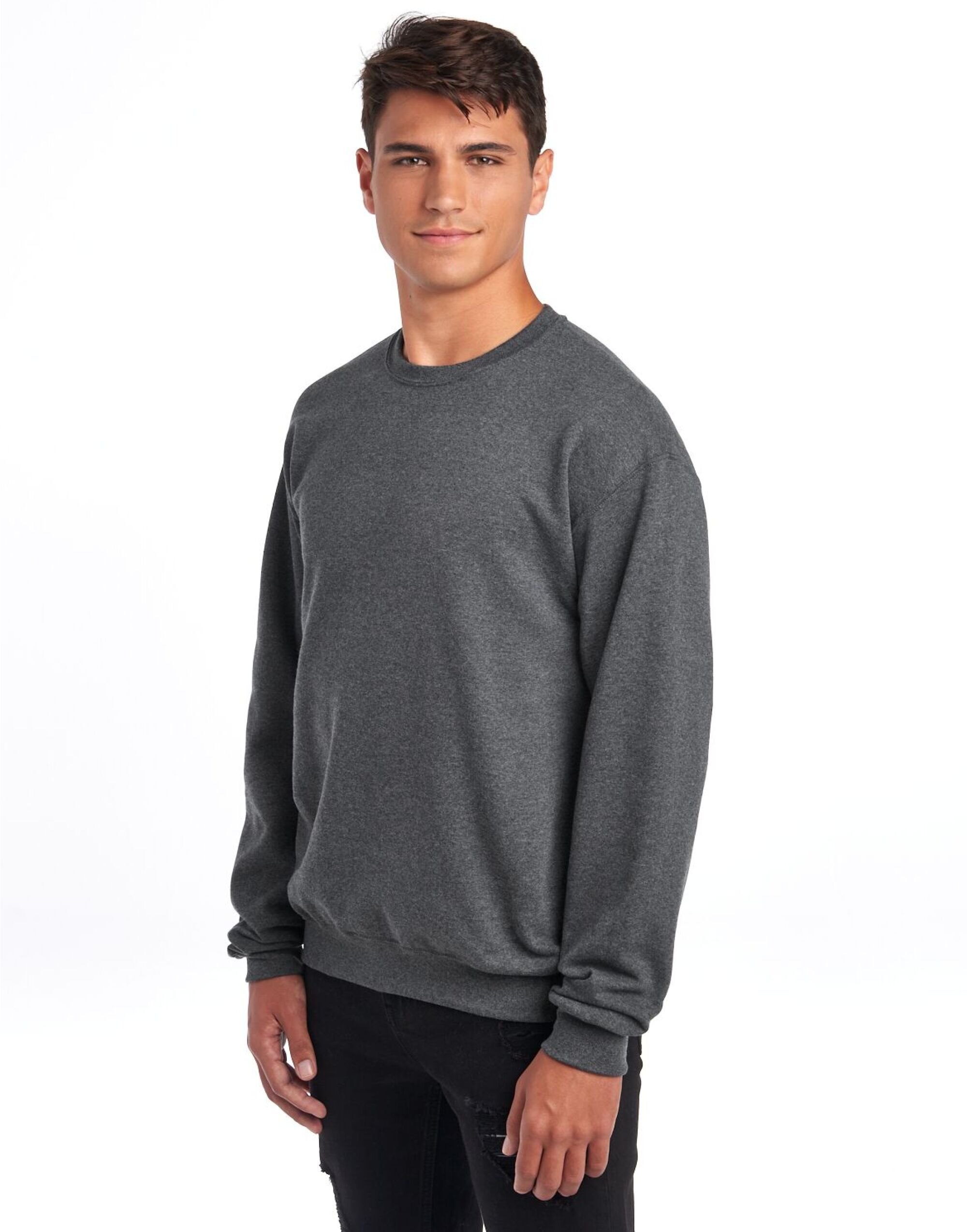 0S562M0 NuBlend® Sweatshirt Black Heather 0S562M0 NuBlend® Sweatshirt Black Heather