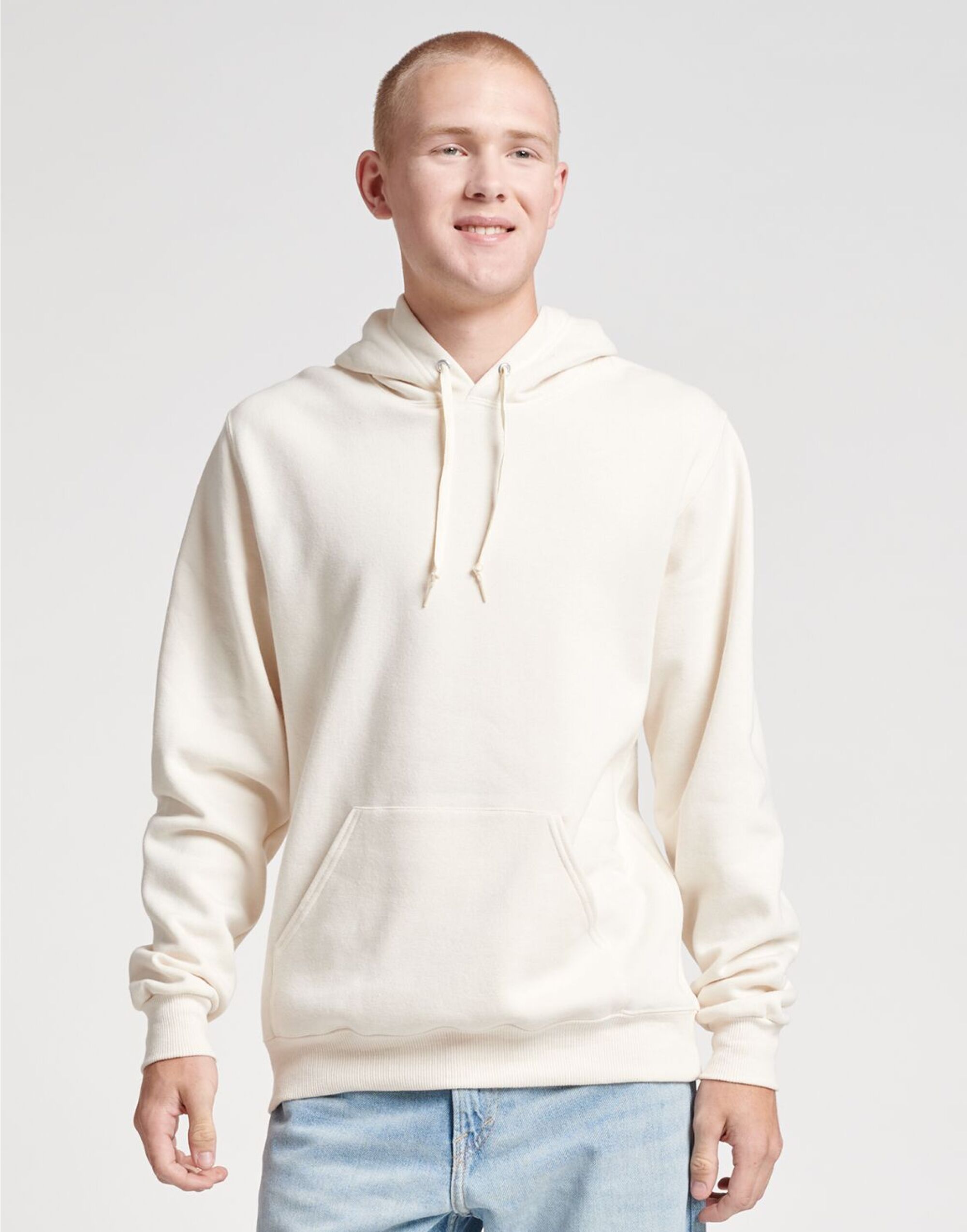 0S700M0 Eco Premium Hooded Sweatshirt Sweet Cream Heather