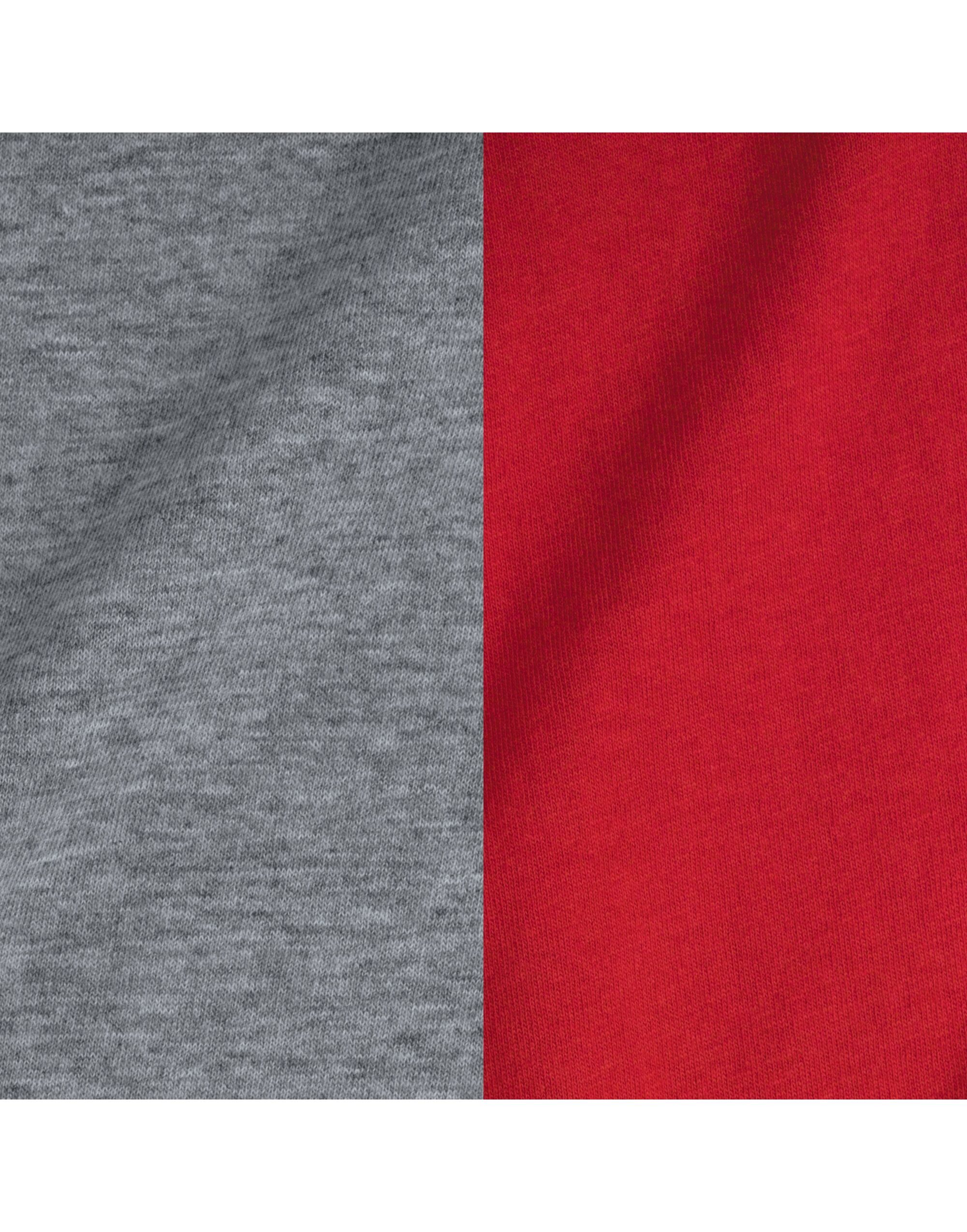0S96CR0 NuBlend® Colour-Block Hood Oxford/ True Red