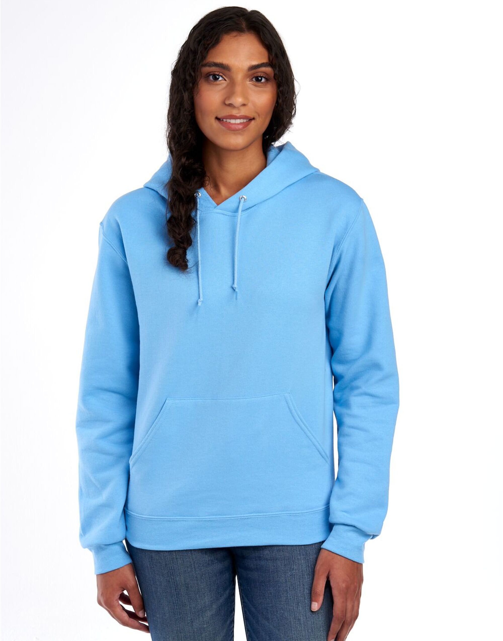 0S996M0 NuBlend® Hooded Sweatshirt Light Blue 0S996M0 NuBlend® Hooded Sweatshirt Light Blue