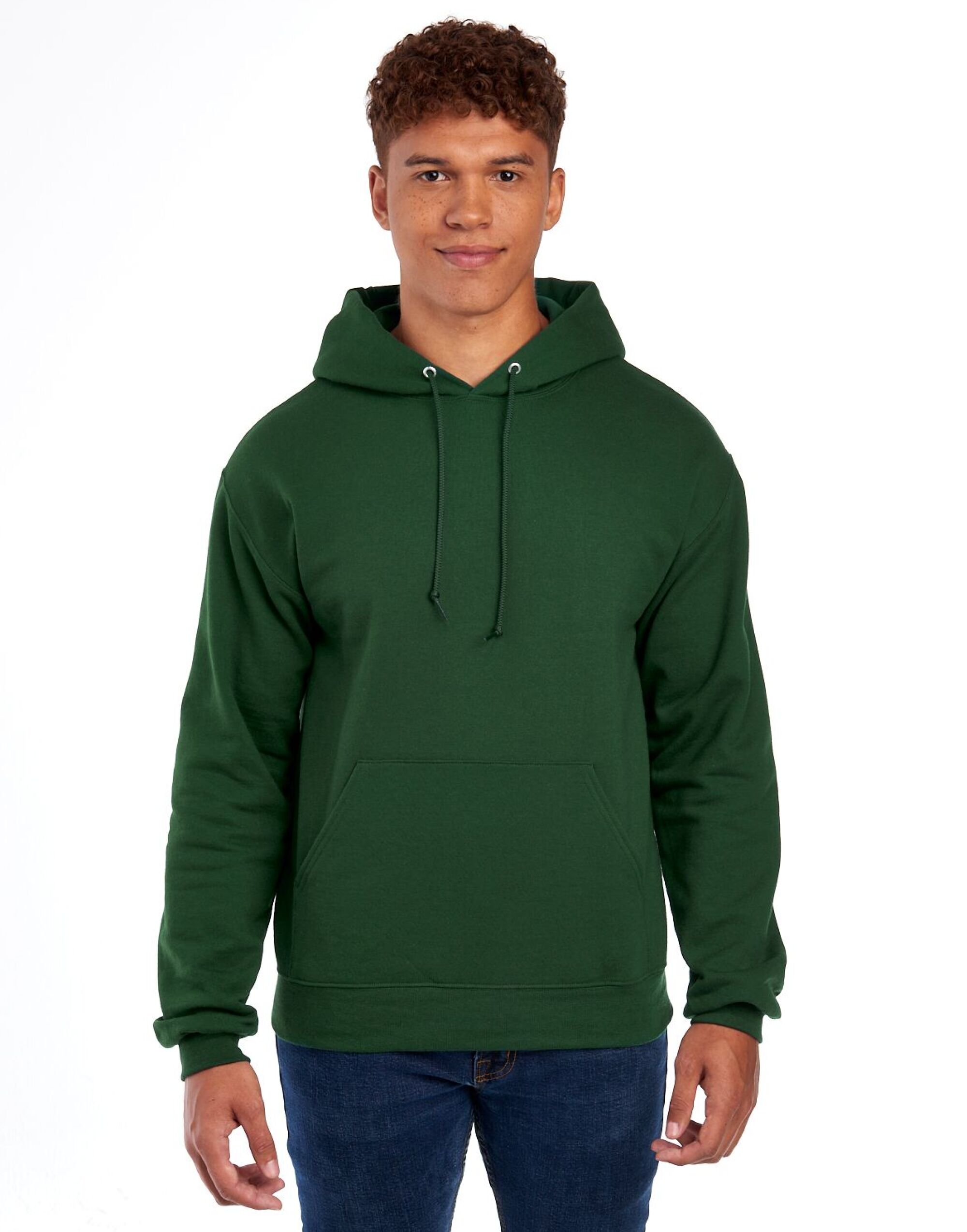 0S996M0 NuBlend® Hooded Sweatshirt Forest Green 0S996M0 NuBlend® Hooded Sweatshirt Forest Green