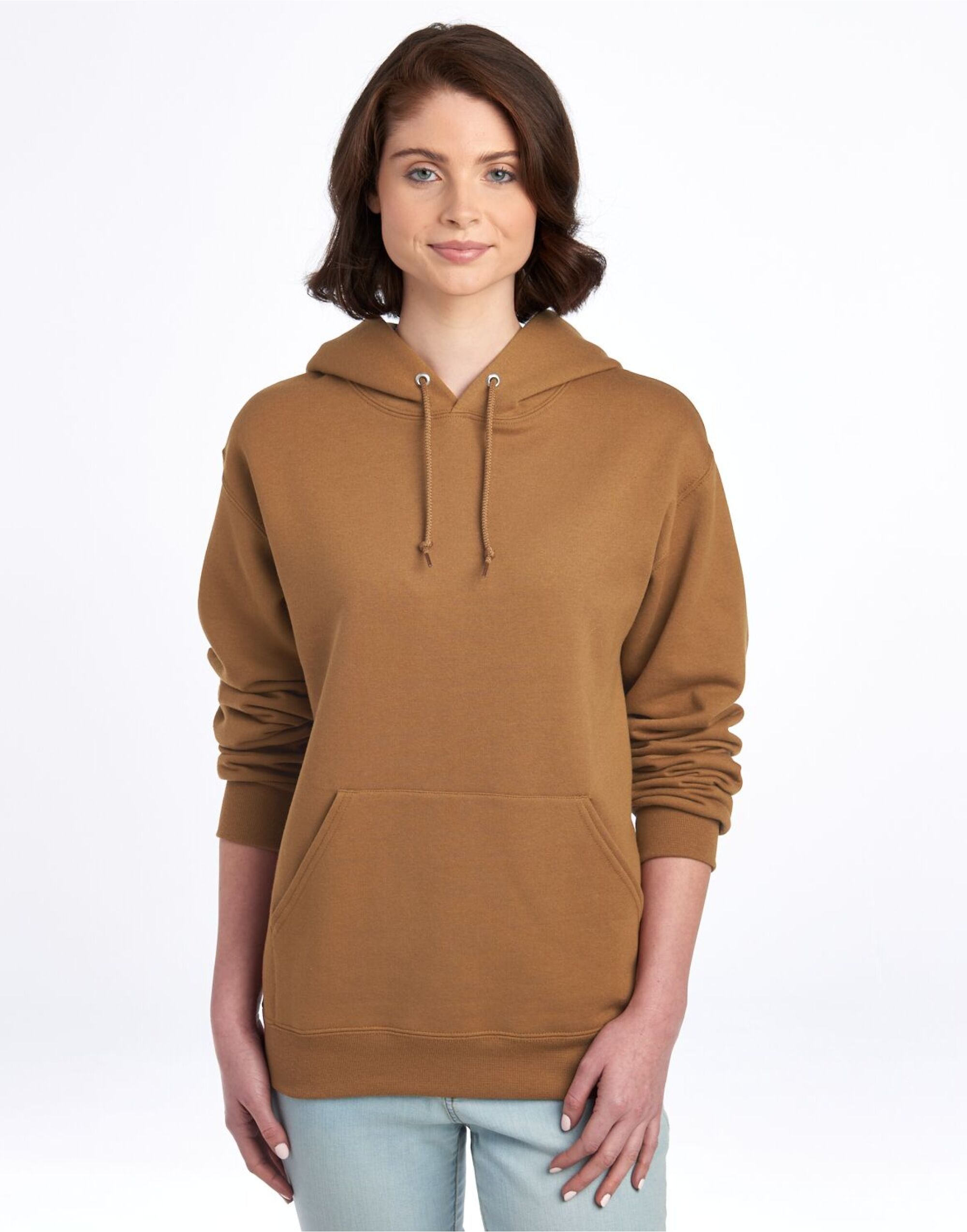 0S996M0 NuBlend® Hooded Sweatshirt Golden Pecan