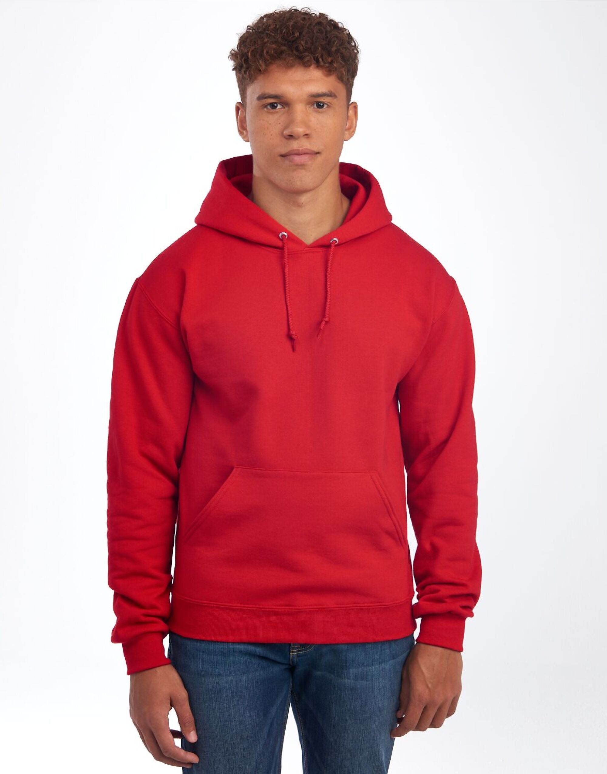 0S996M0 NuBlend® Hooded Sweatshirt True Red