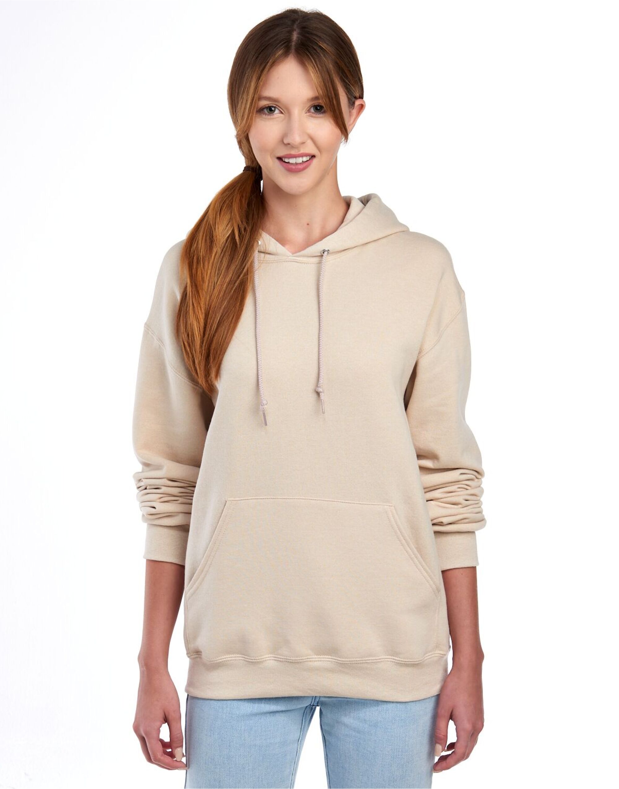 0S996M0 NuBlend® Hooded Sweatshirt Sandstone