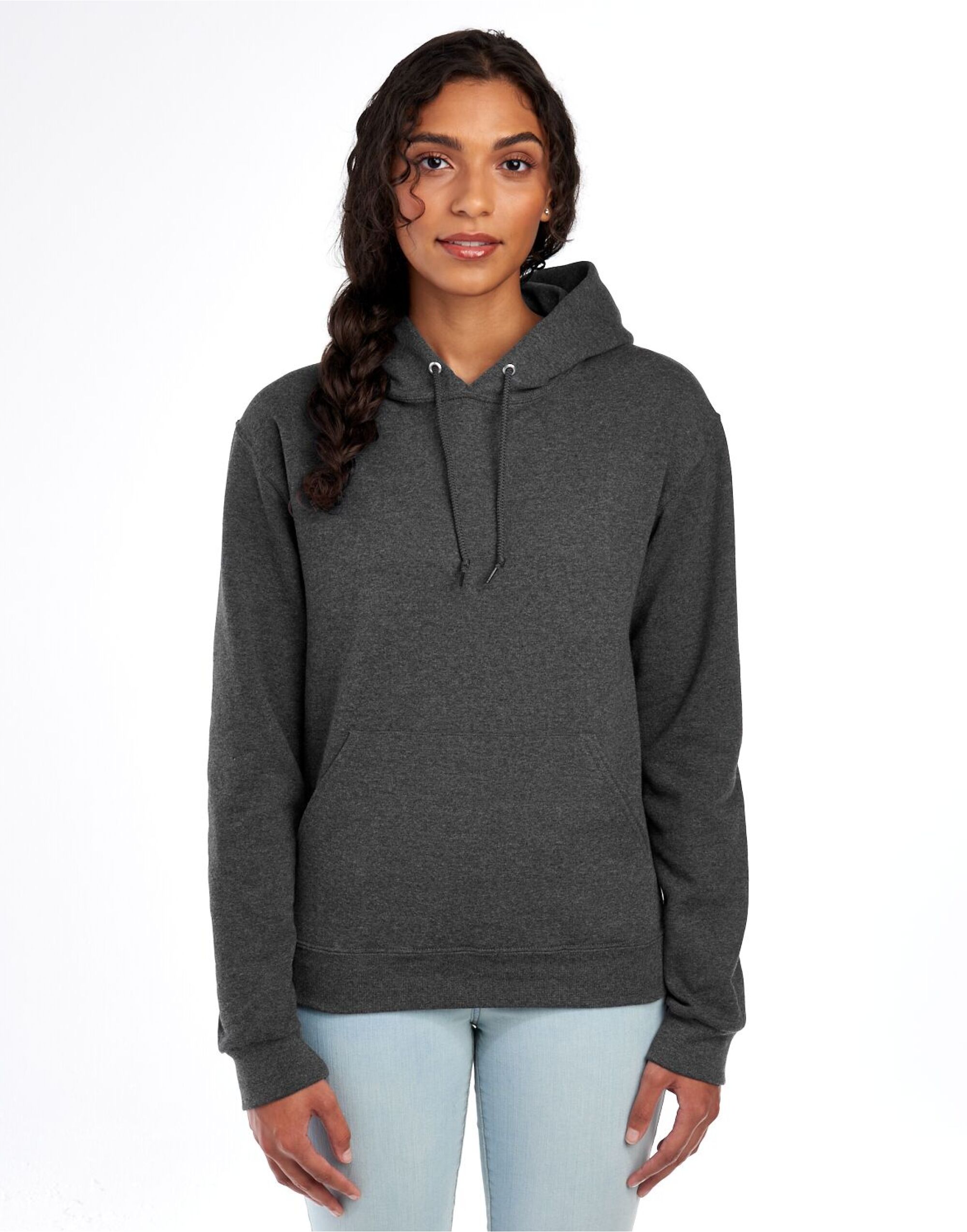 0S996M0 NuBlend® Hooded Sweatshirt Black Heather 0S996M0 NuBlend® Hooded Sweatshirt Black Heather
