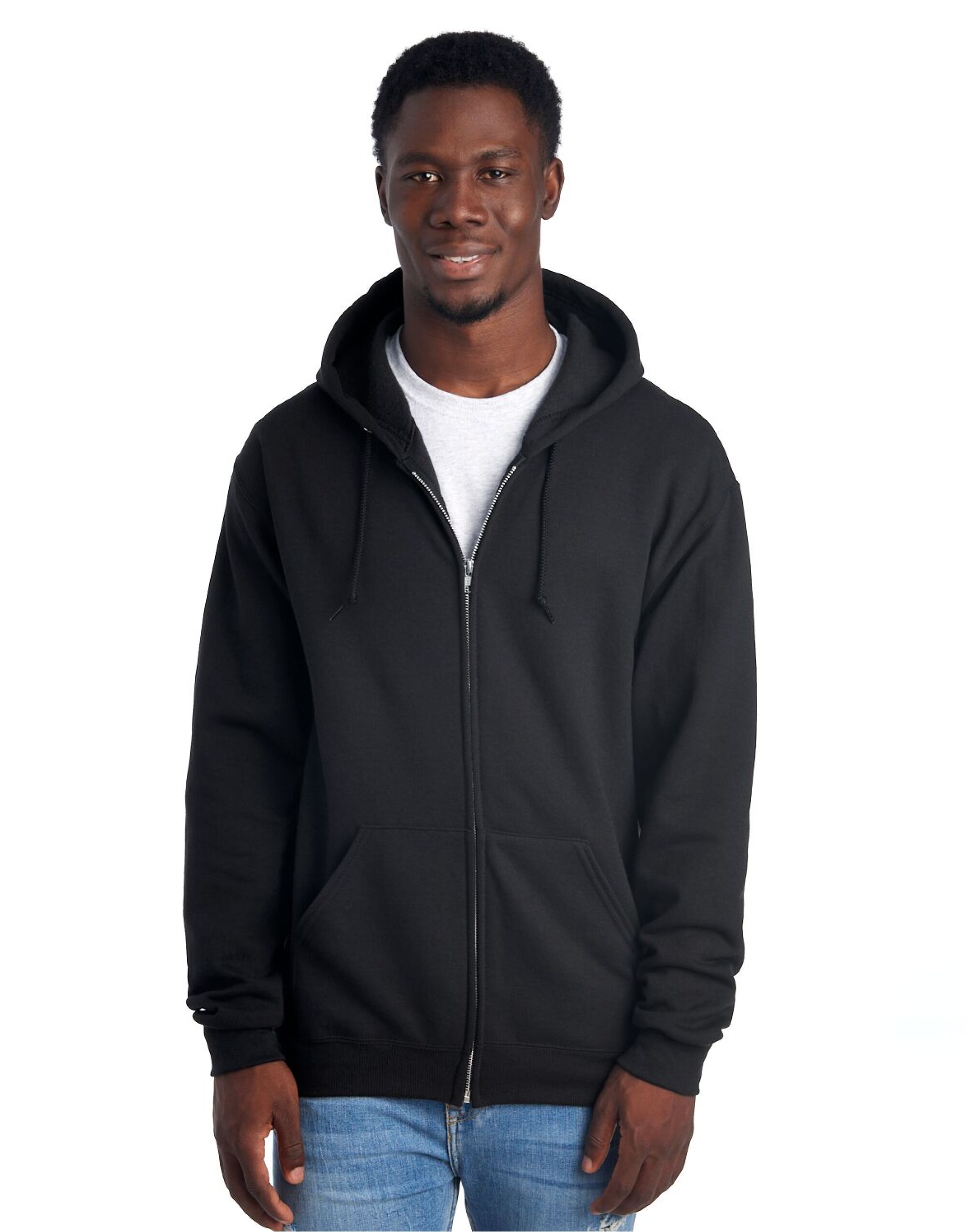 0S993M0 NuBlend® Full-Zip Hooded Sweat Black 0S993M0 NuBlend® Full-Zip Hooded Sweat Black