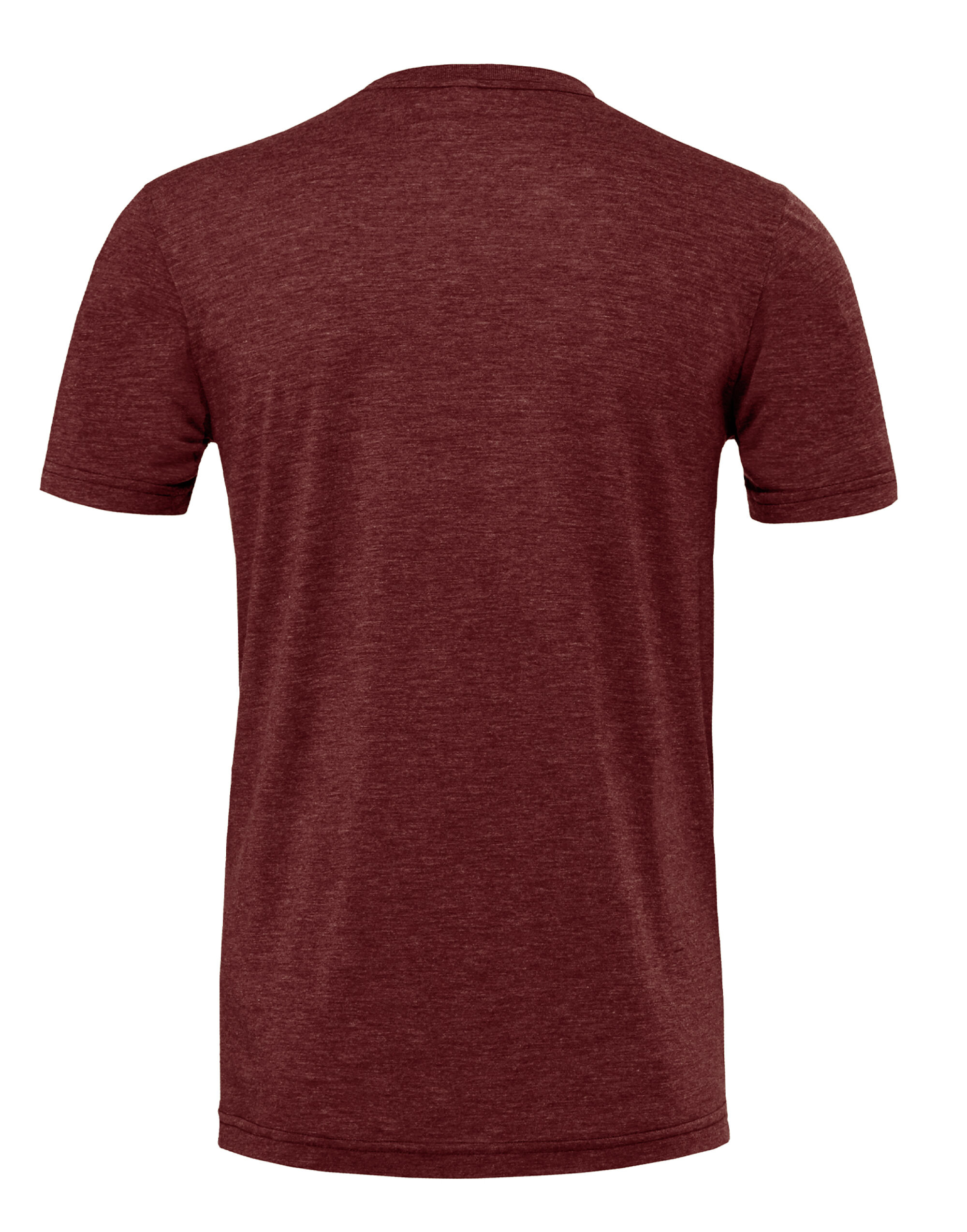 CA3413 Canvas Unisex Triblend Short Sleeve Tee Cardinal Triblend