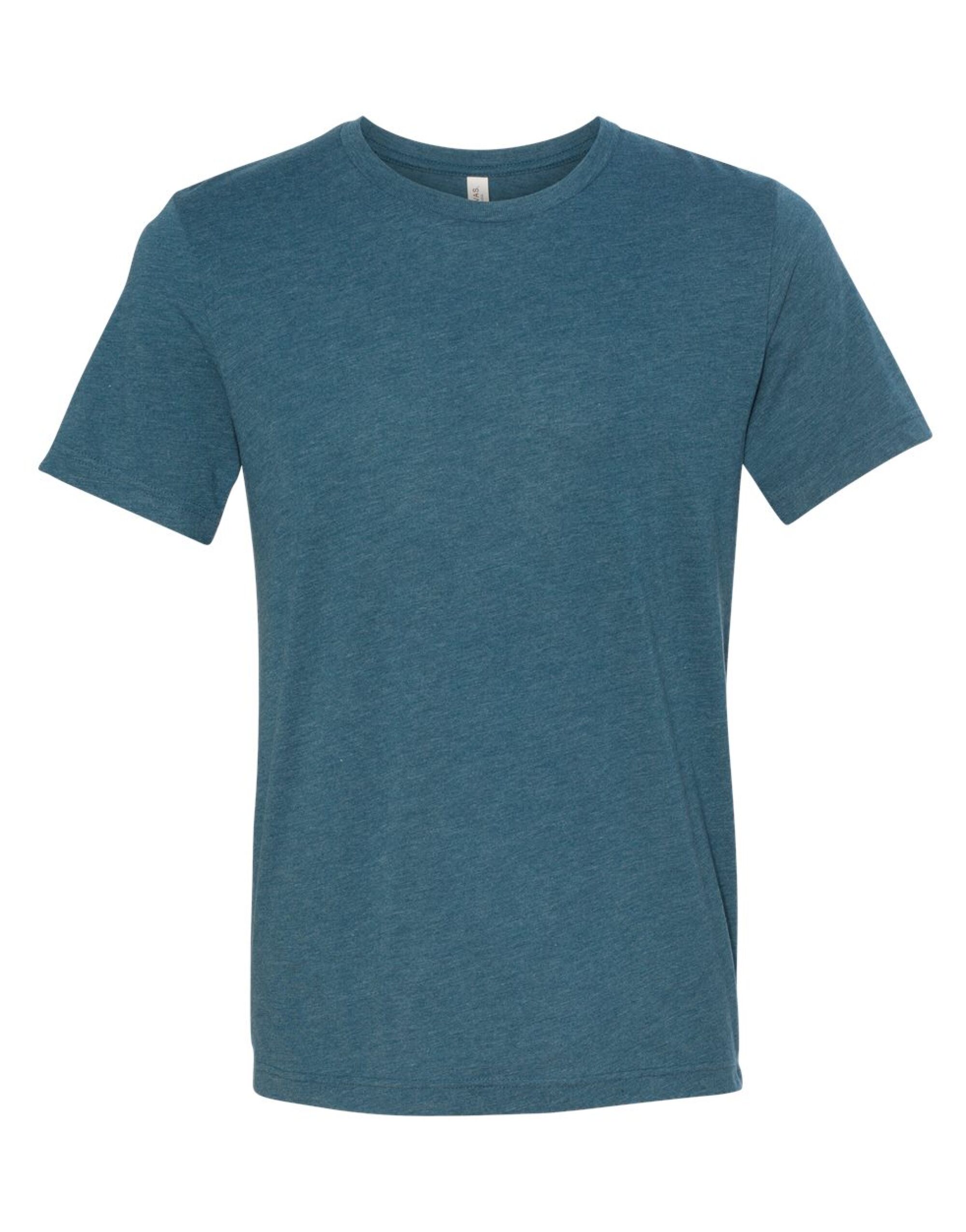 CA3413 Canvas Unisex Triblend Short Sleeve Tee Steel Blue Triblend