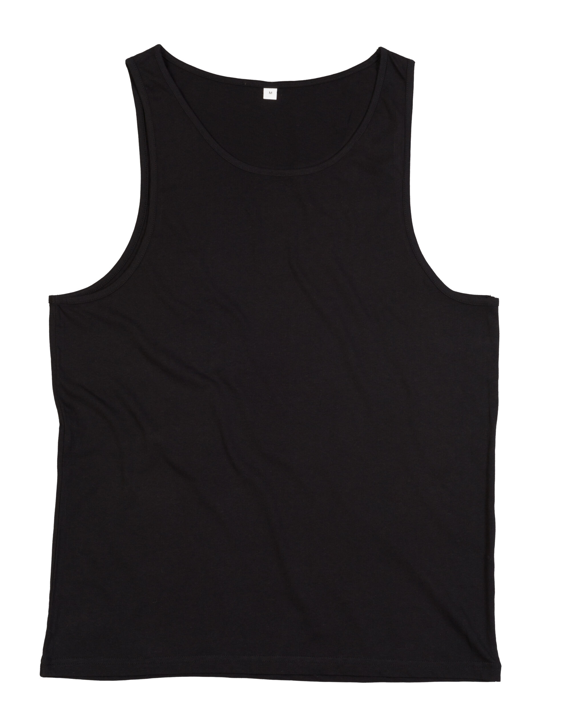 M133 Black One Drop Armhole Vest M133 Black One Drop Armhole Vest