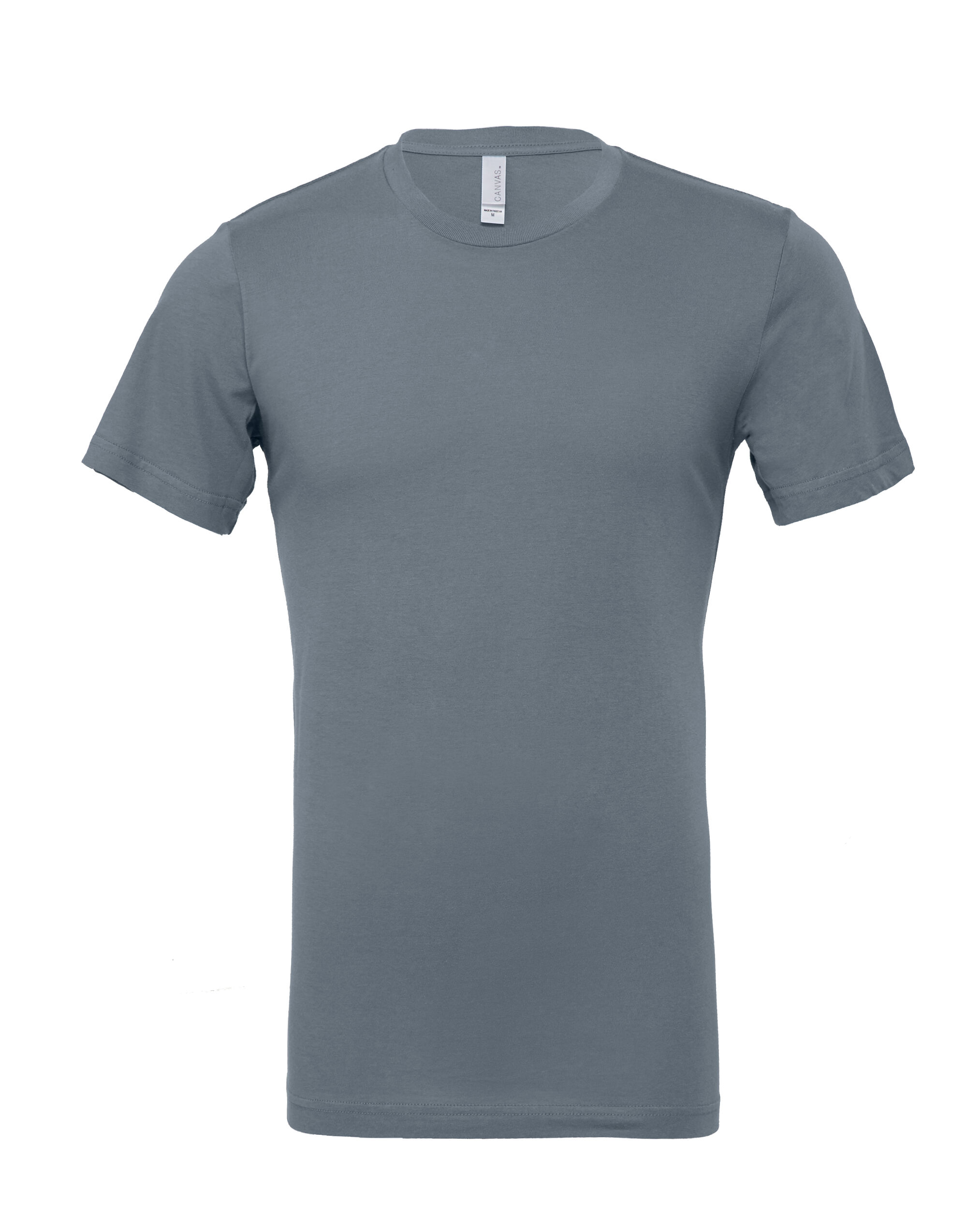 CA3001 Canvas Unisex Jersey Short Sleeve Tee Steel Blue