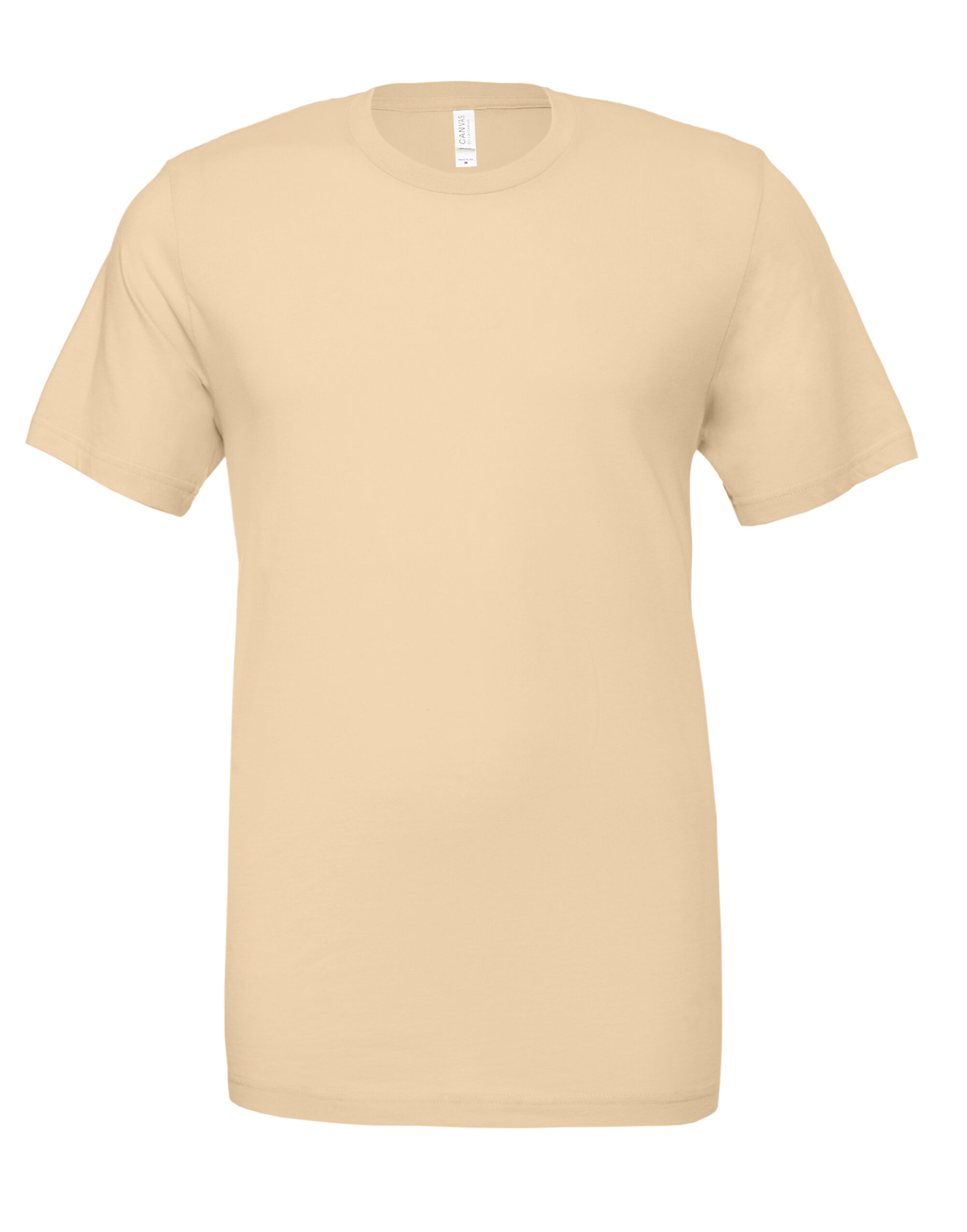 CA3001 Canvas Unisex Jersey Short Sleeve Tee Soft Cream