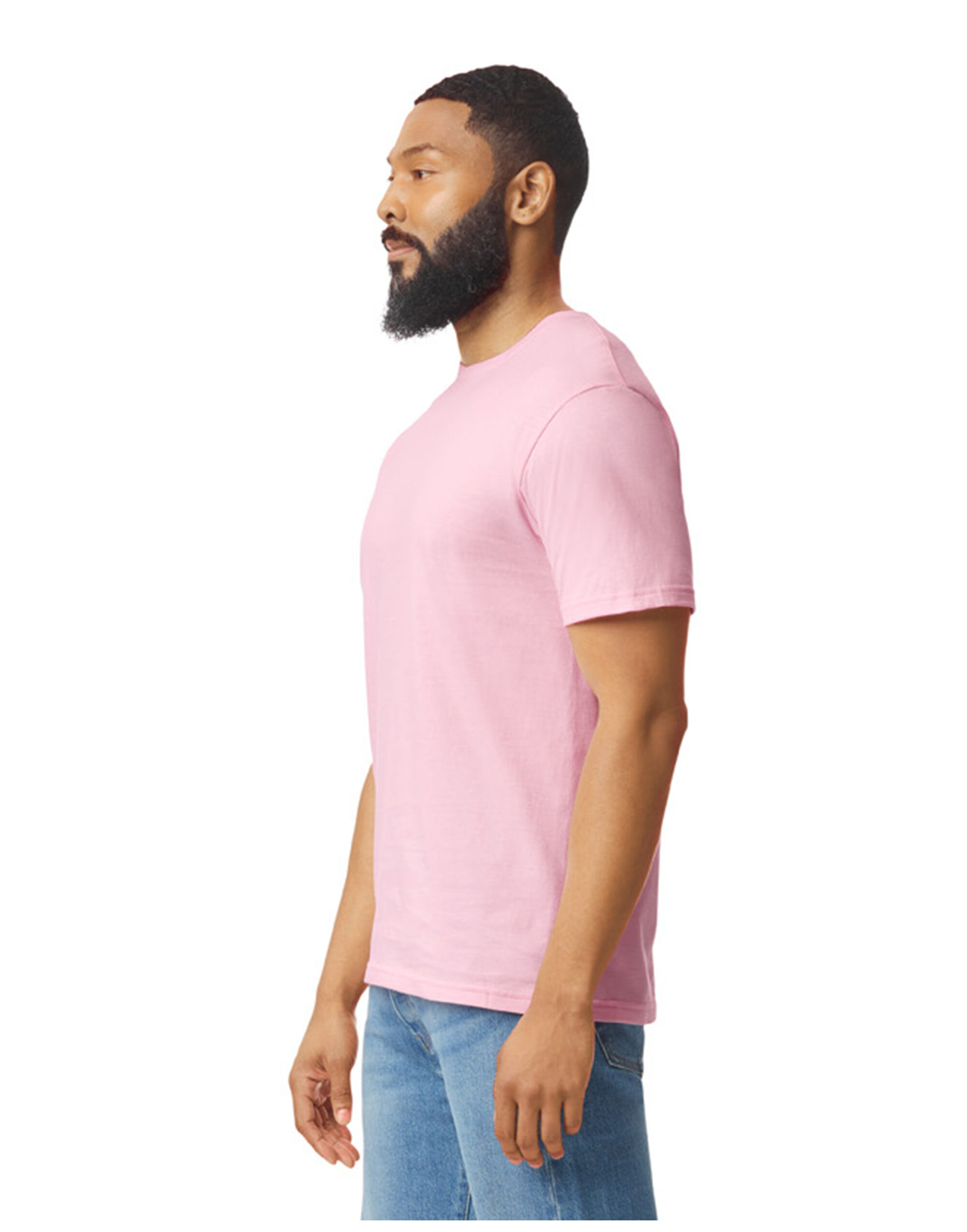 64000 Softstyle Adult T-Shirt Light Pink