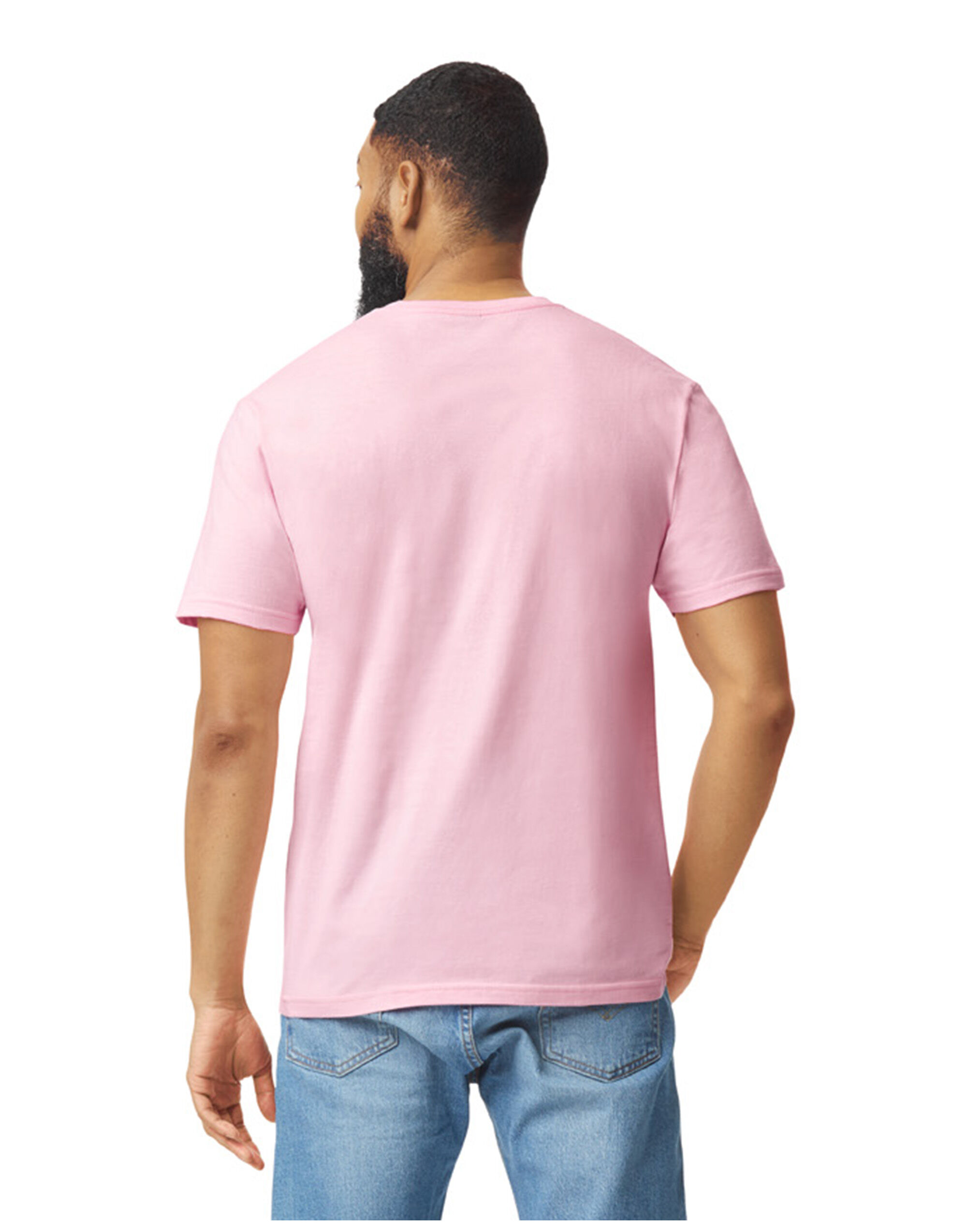 64000 Softstyle Adult T-Shirt Light Pink