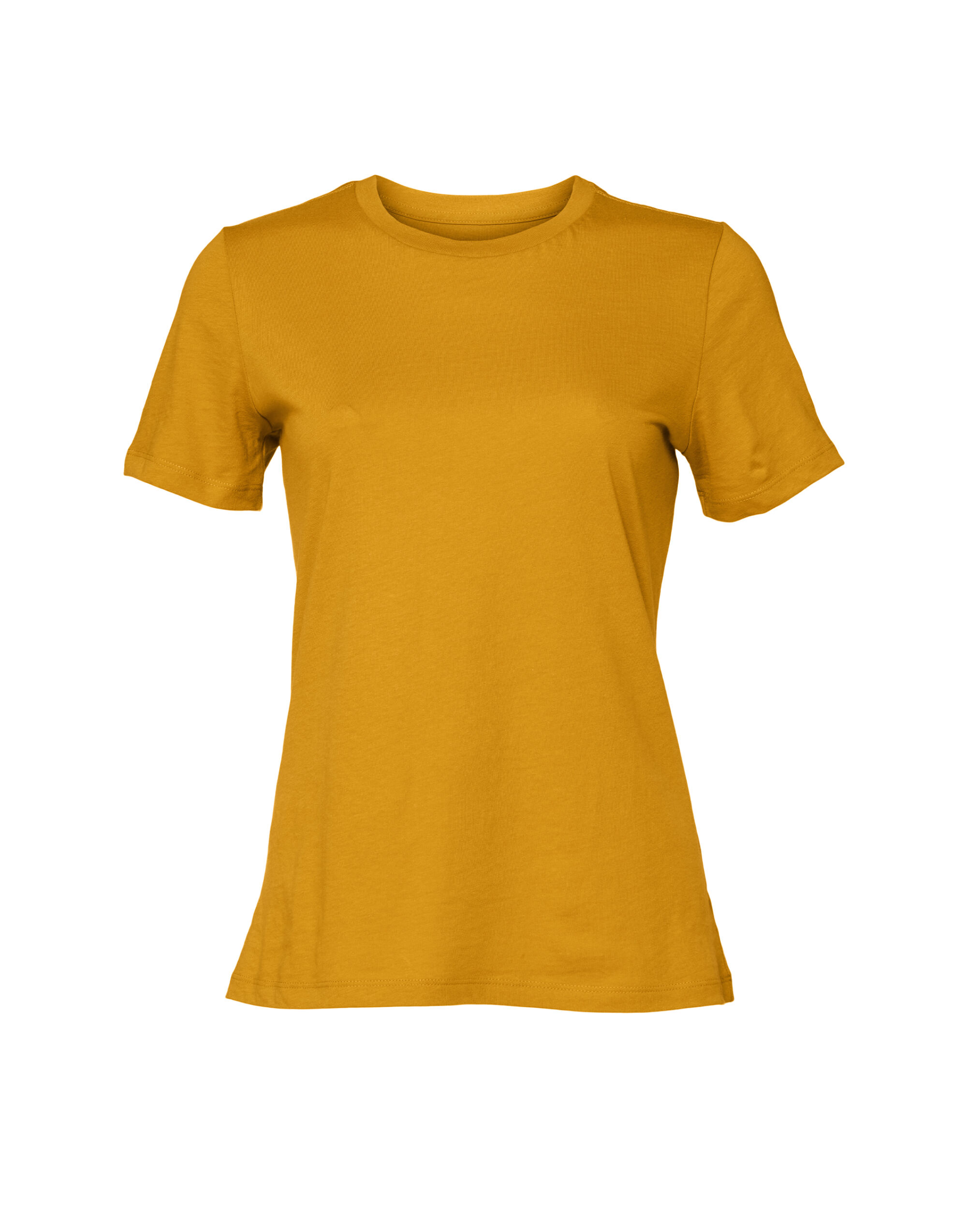 BE6400 Women’s Relaxed Jersey Short Sleeve Tee Mustard