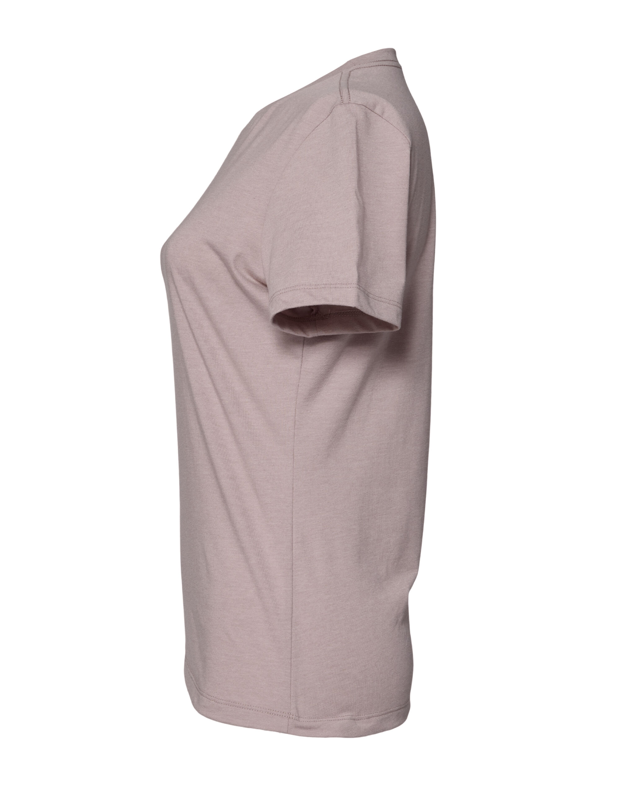 BE6400CVC Women’s Relaxed Heather Jersey Short Sleeve Tee Heather Pink Gravel