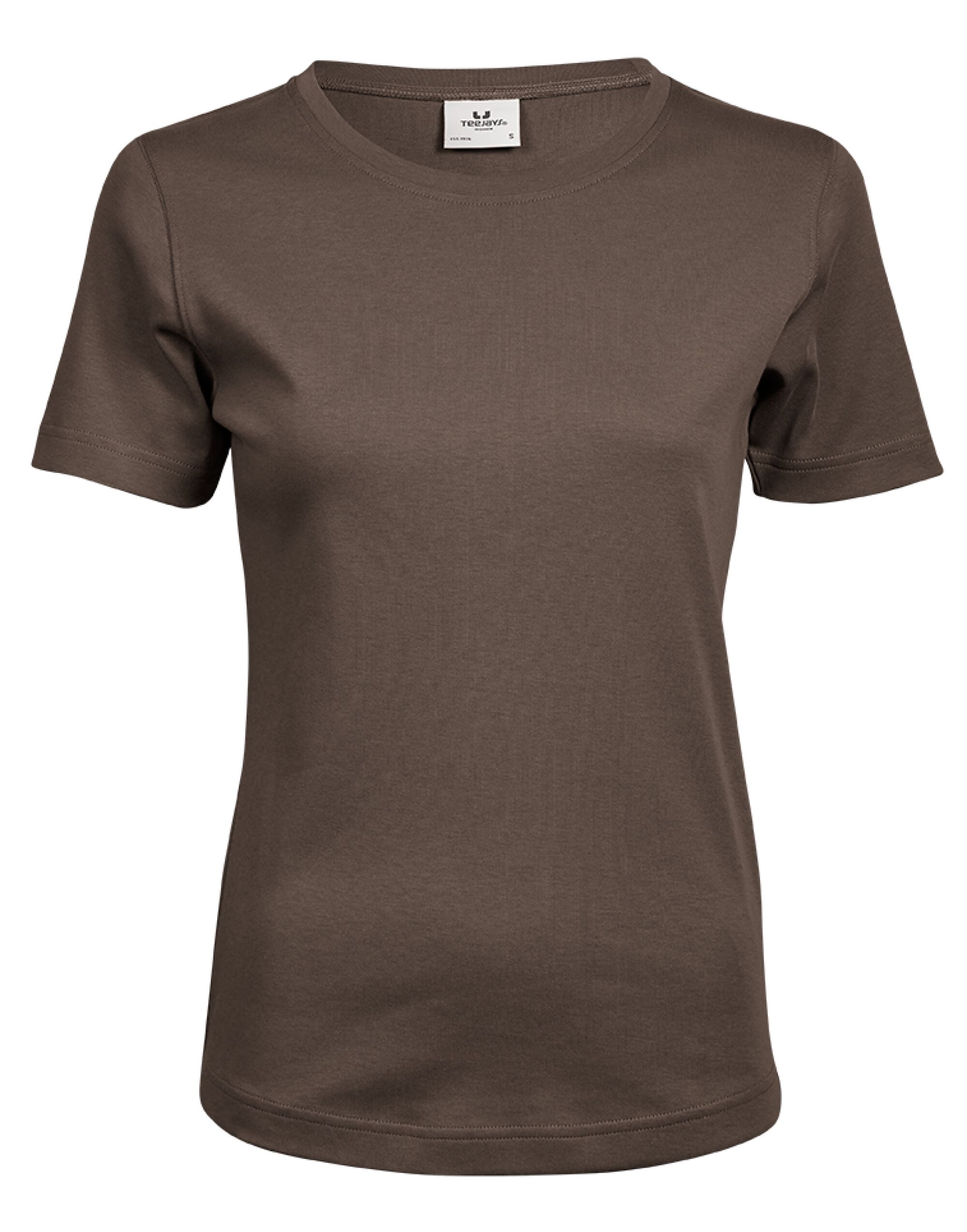 TJ580 Ladies’ Interlock Tee Chocolate