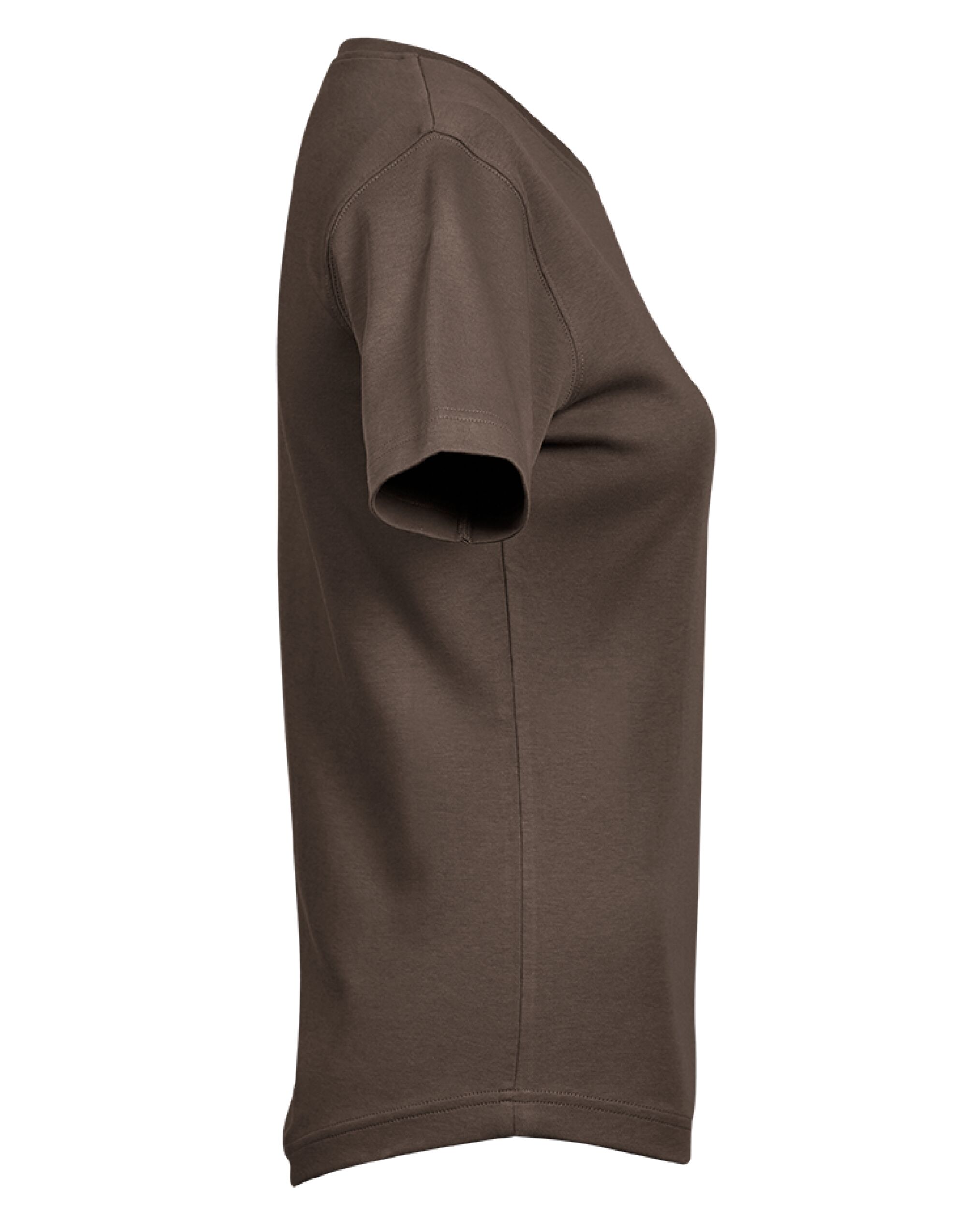 TJ580 Ladies’ Interlock Tee Chocolate