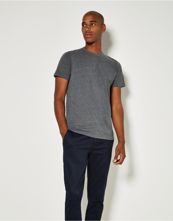 Denim Marl Fashion Fit Superwash® 60° Tee
