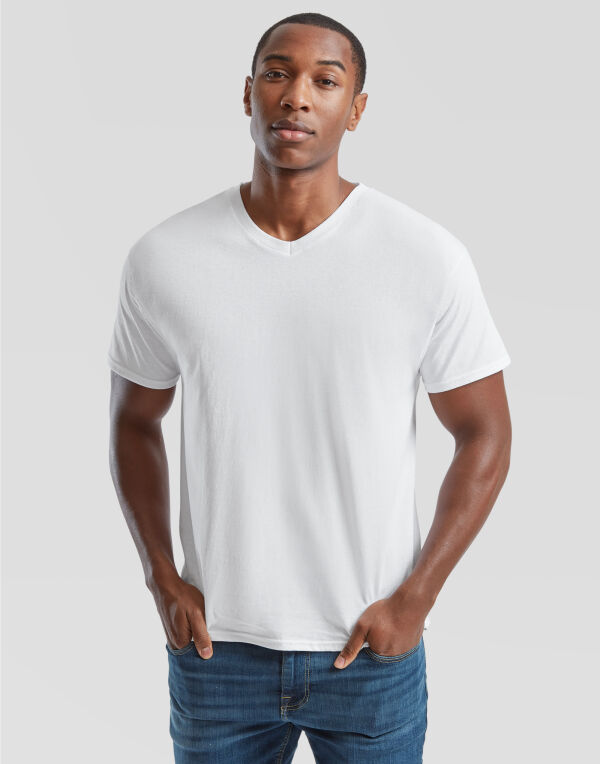Azure Blue Men’s Original V-Neck T Azure Blue Men’s Original V-Neck T