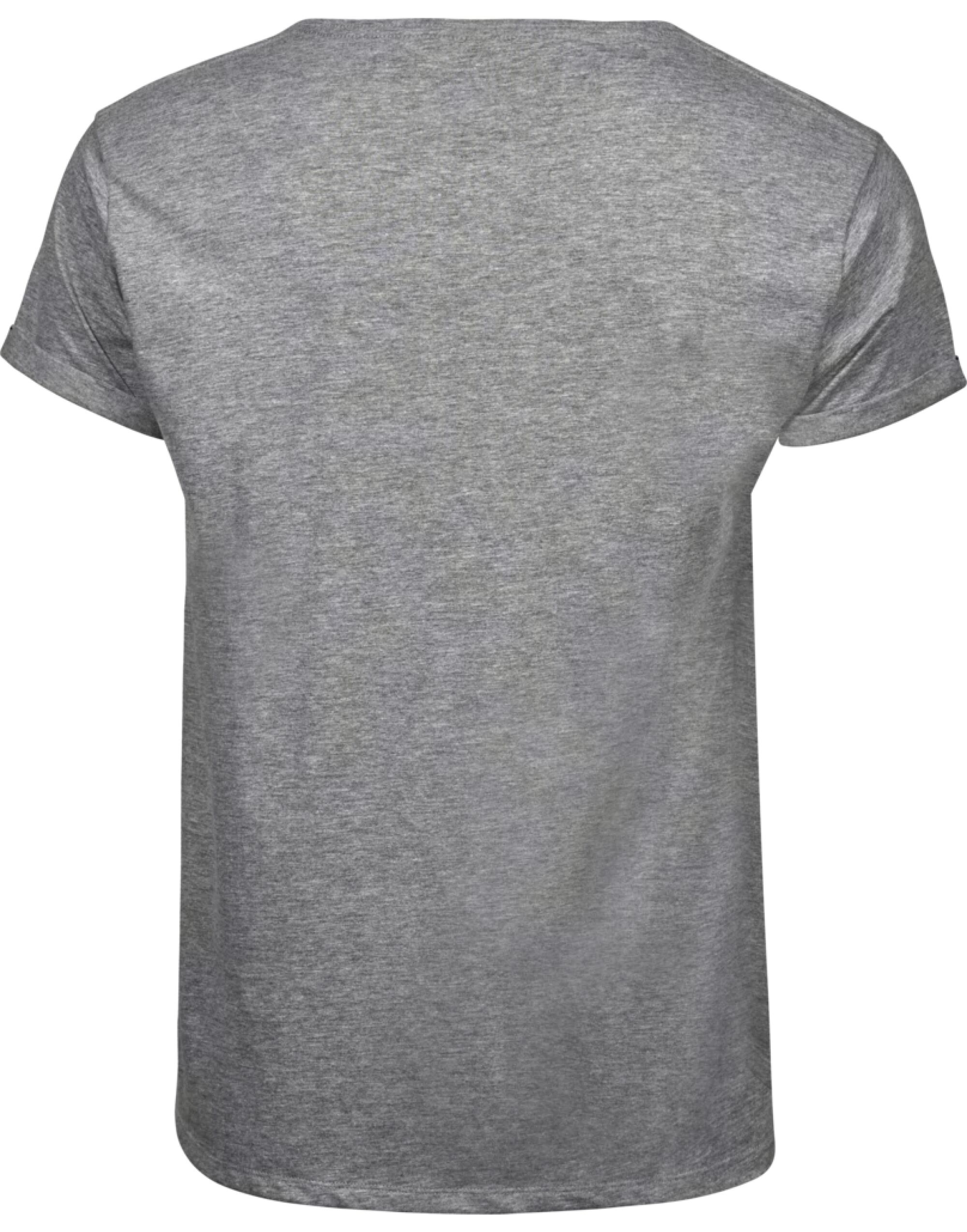 TJ5062 Men’s Roll-Up Tee Heather Grey