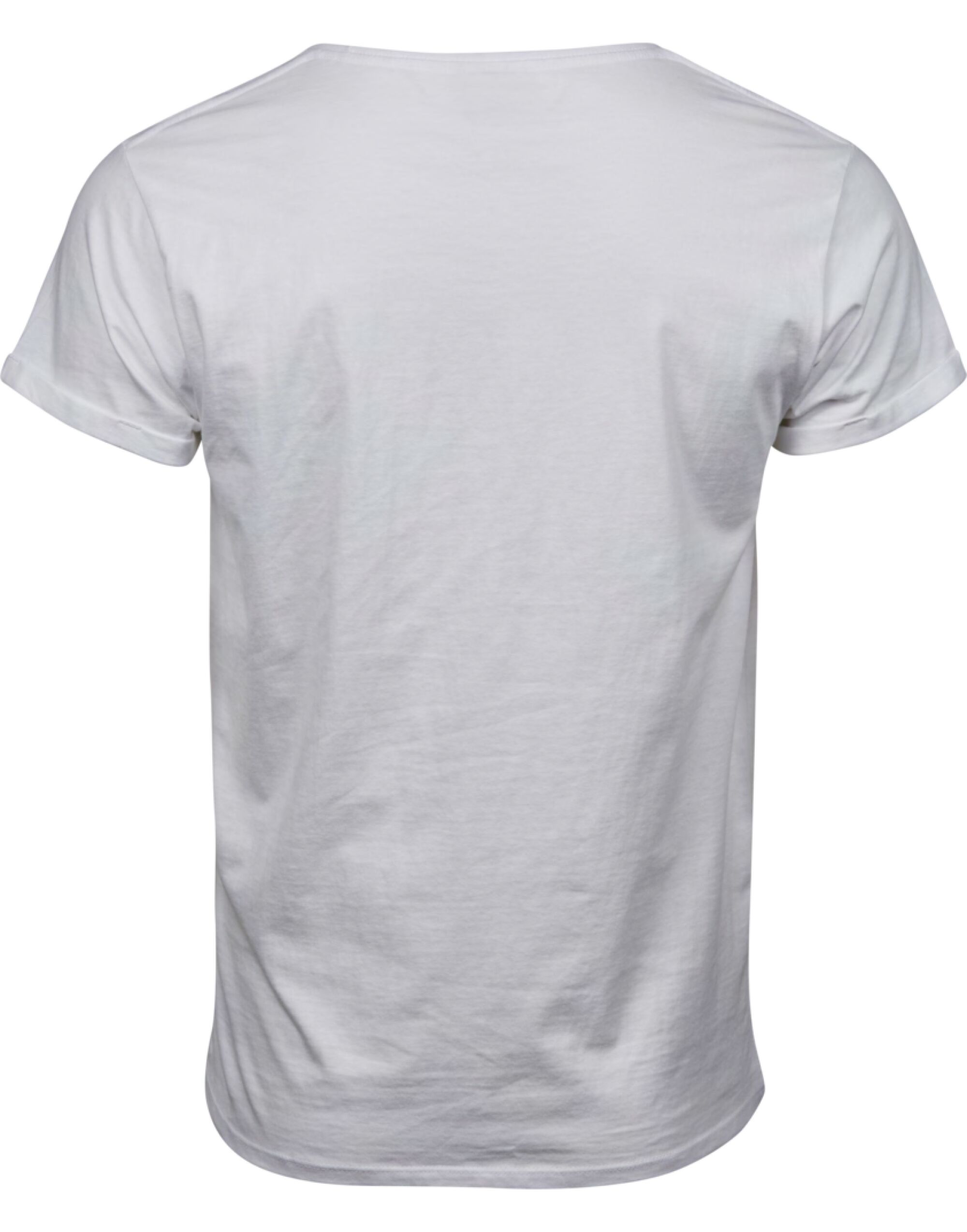 TJ5062 Men’s Roll-Up Tee White
