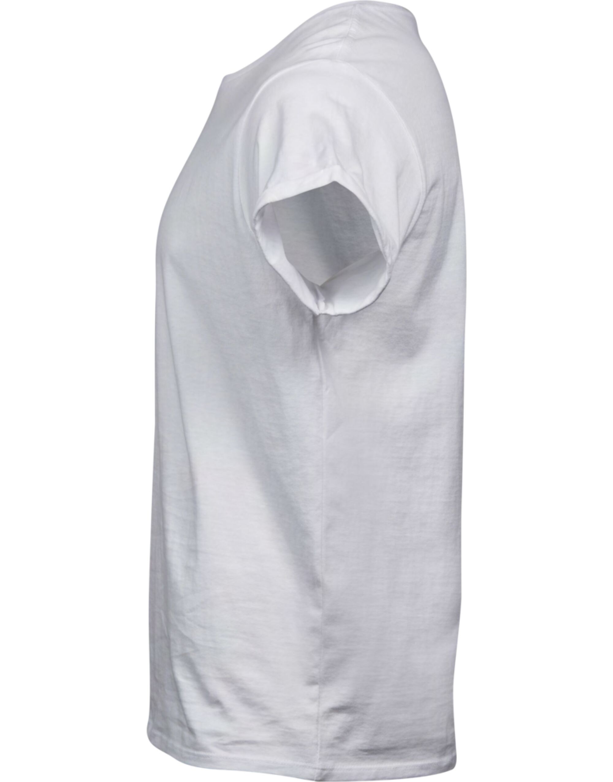TJ5062 Men’s Roll-Up Tee White