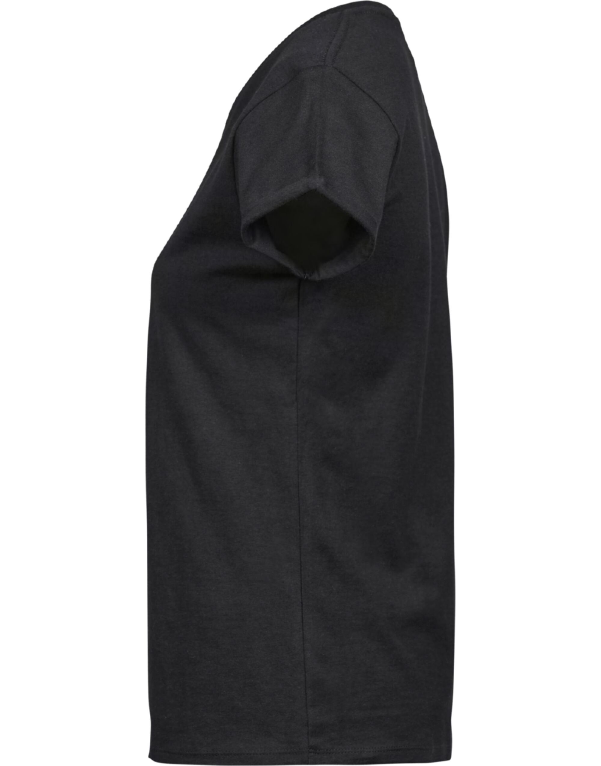 TJ5063 Ladies Roll-Up Tee Black