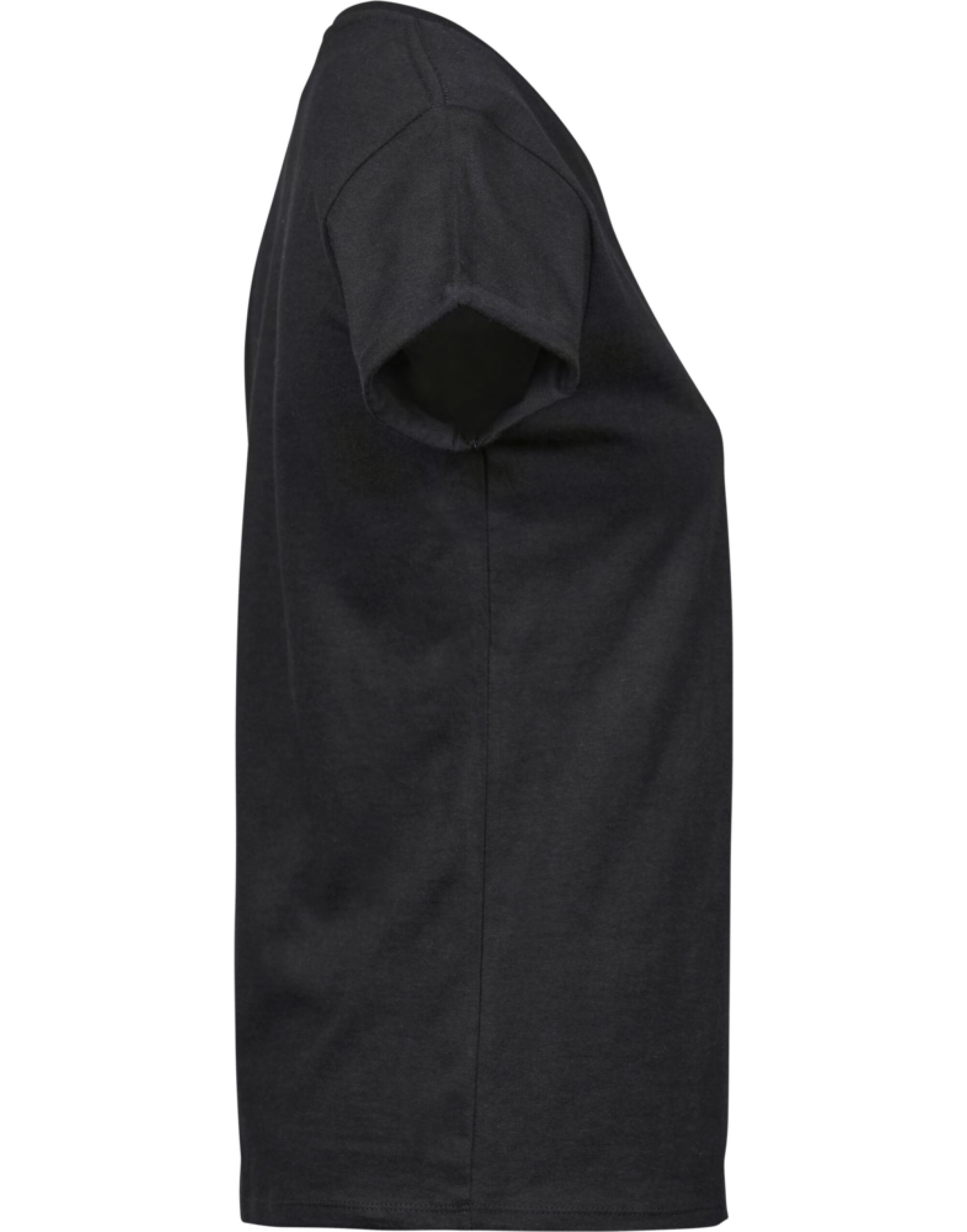 TJ5063 Ladies Roll-Up Tee Black