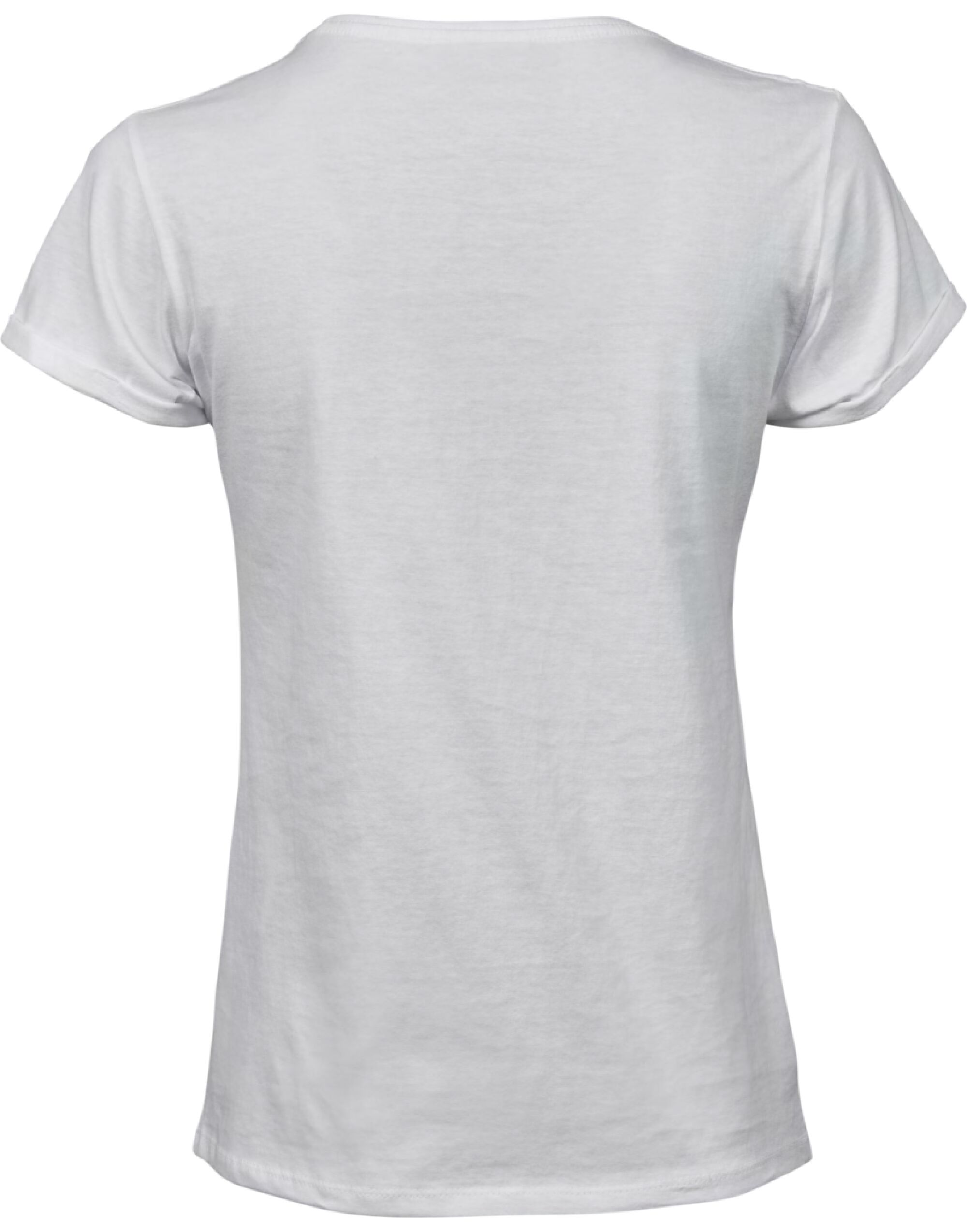 TJ5063 Ladies Roll-Up Tee White
