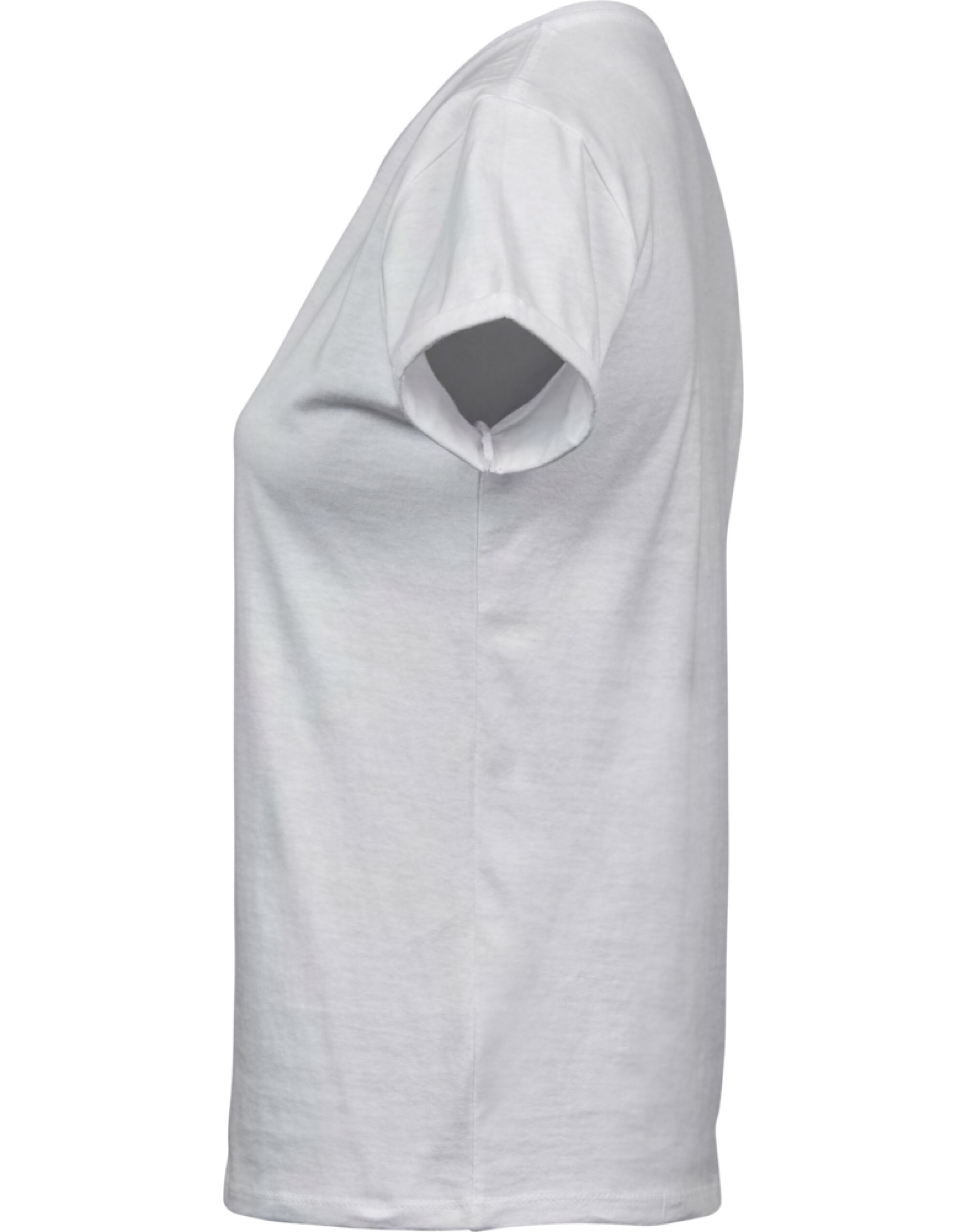 TJ5063 Ladies Roll-Up Tee White