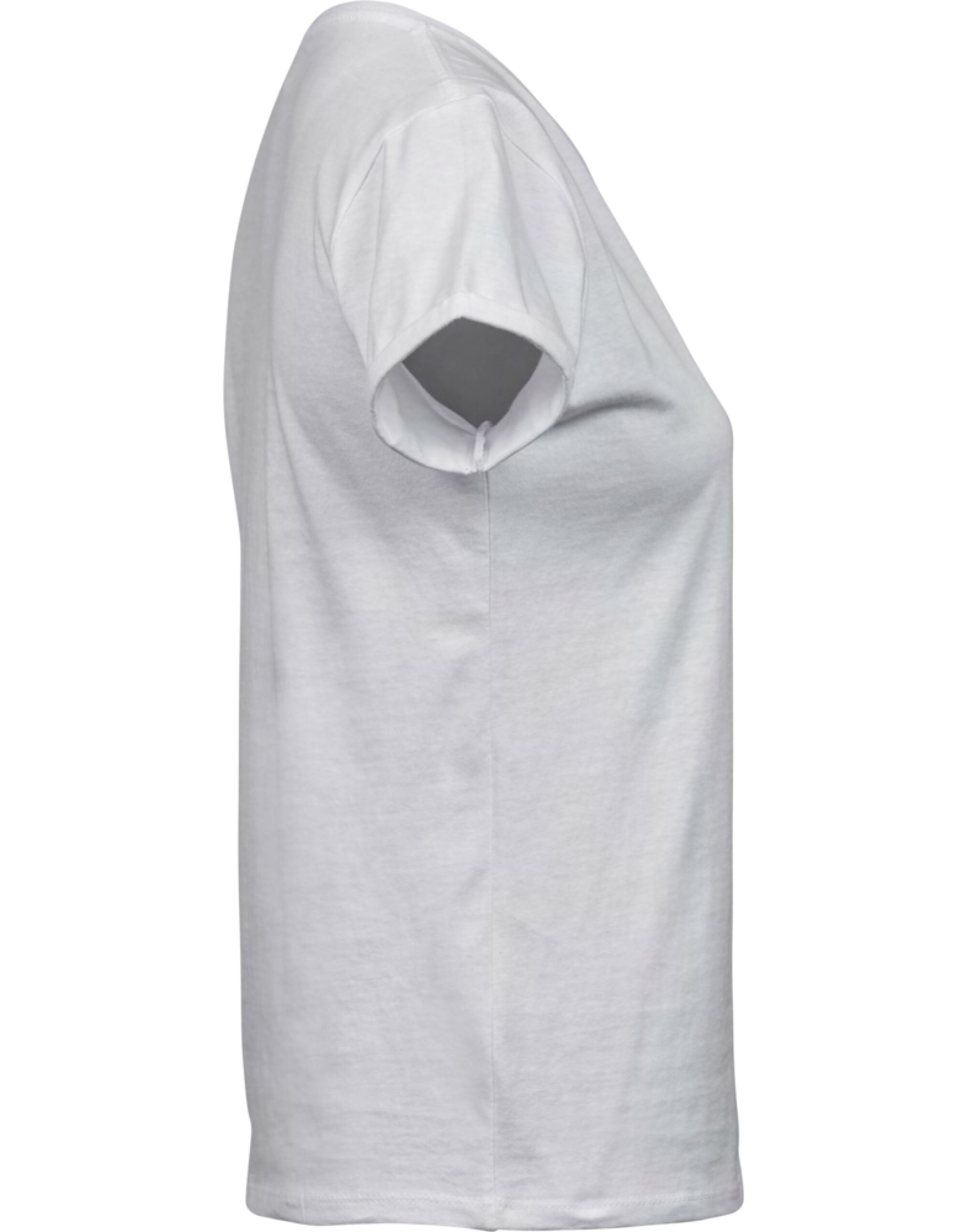 TJ5063 Ladies Roll-Up Tee White