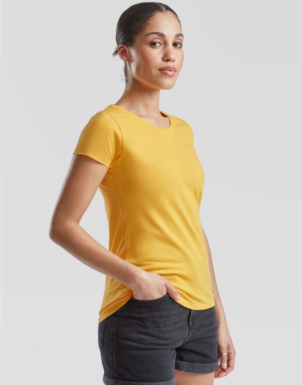 61372 Ladies’ Valueweight T Purple