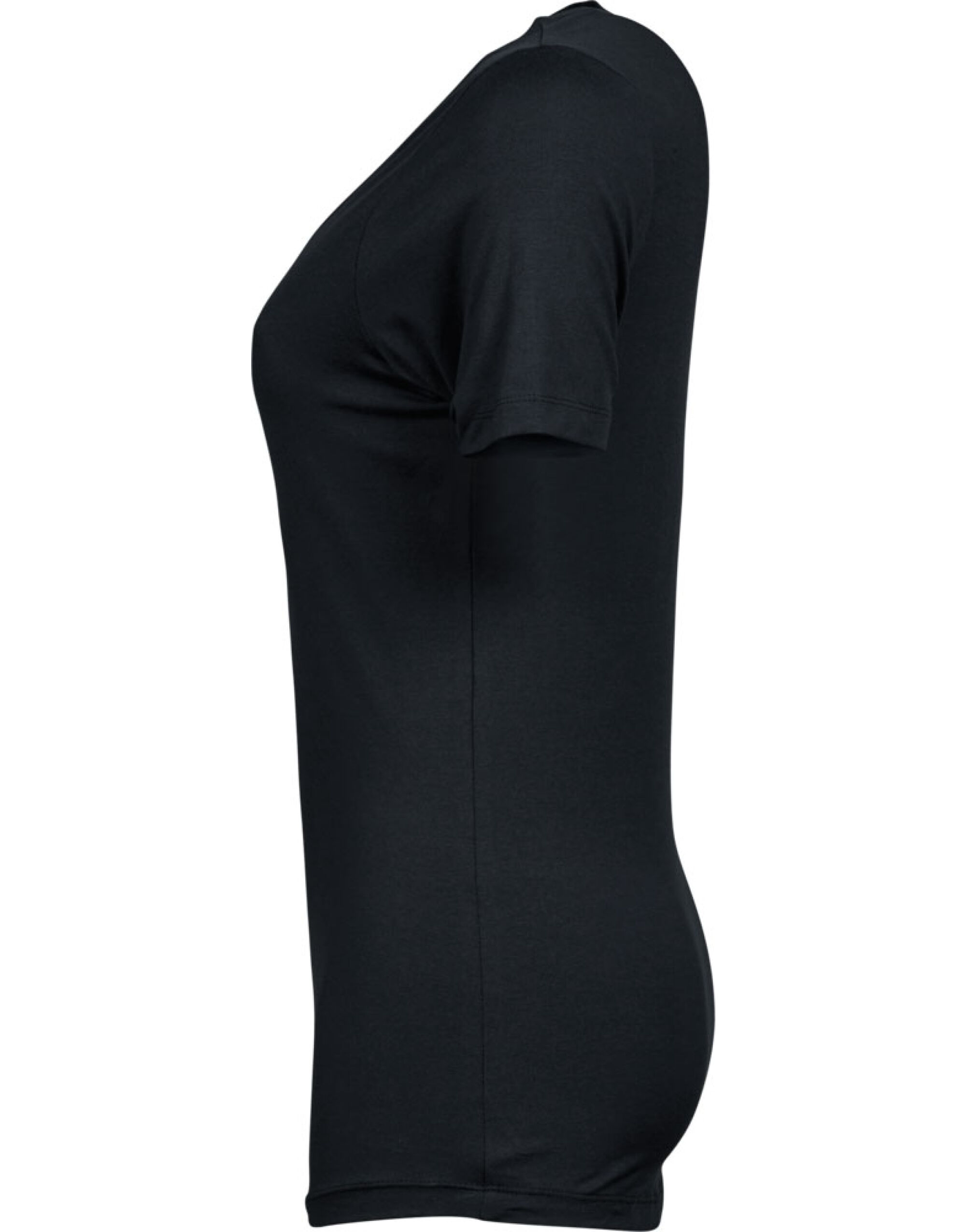 TJ450 Ladies’ Stretch Tee Black