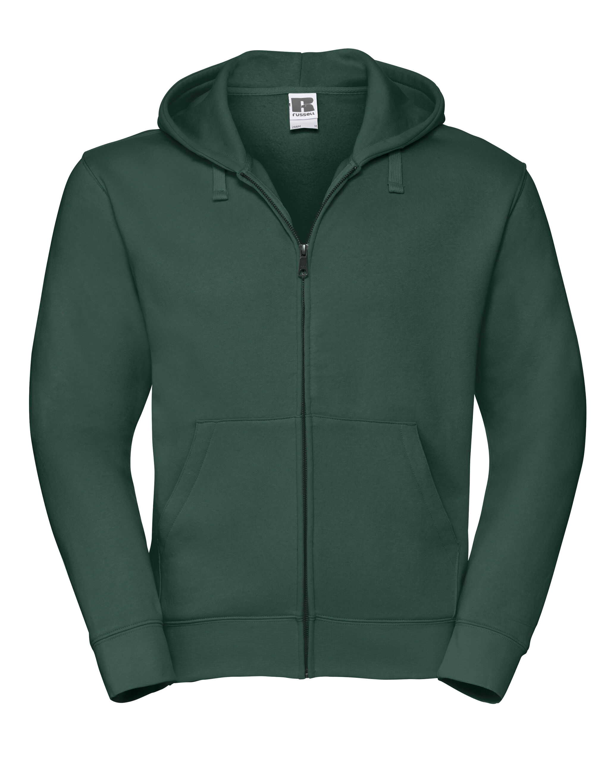 266M Bottle Green Men’s Authentic Zipped Hood Jacket