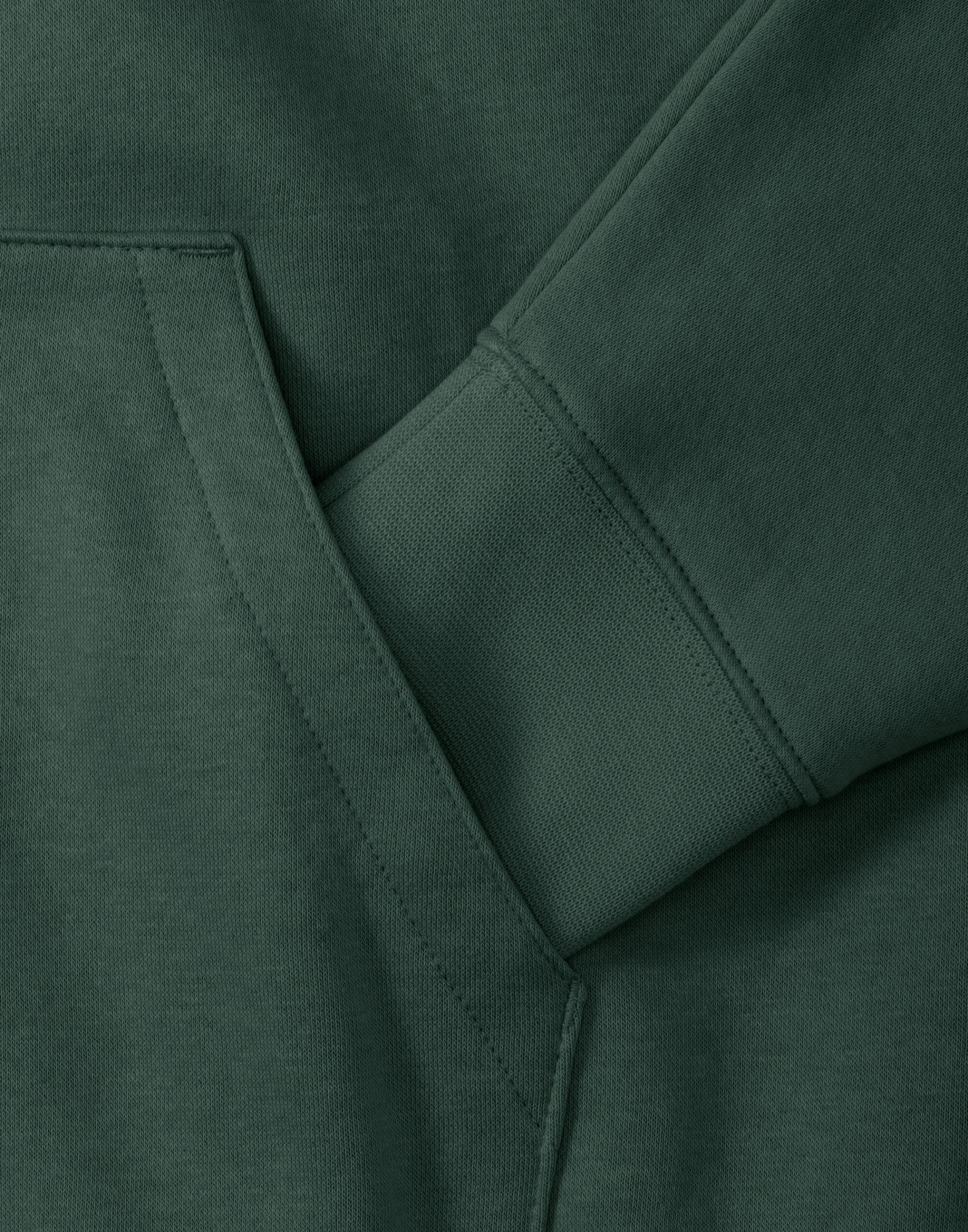 266M Bottle Green Men’s Authentic Zipped Hood Jacket