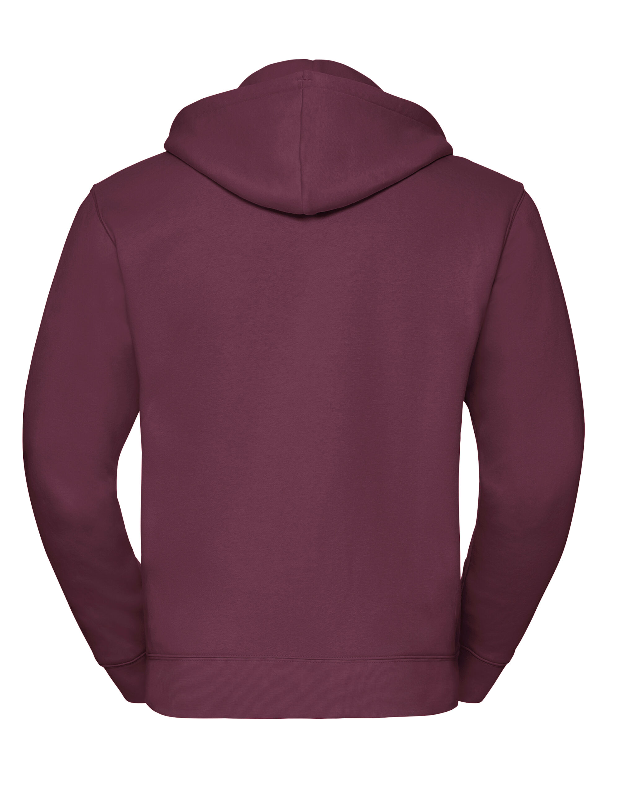 266M Burgundy Men’s Authentic Zipped Hood Jacket